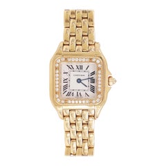 Panthere de Cartier Pink Gold and Diamond Ladies Watch