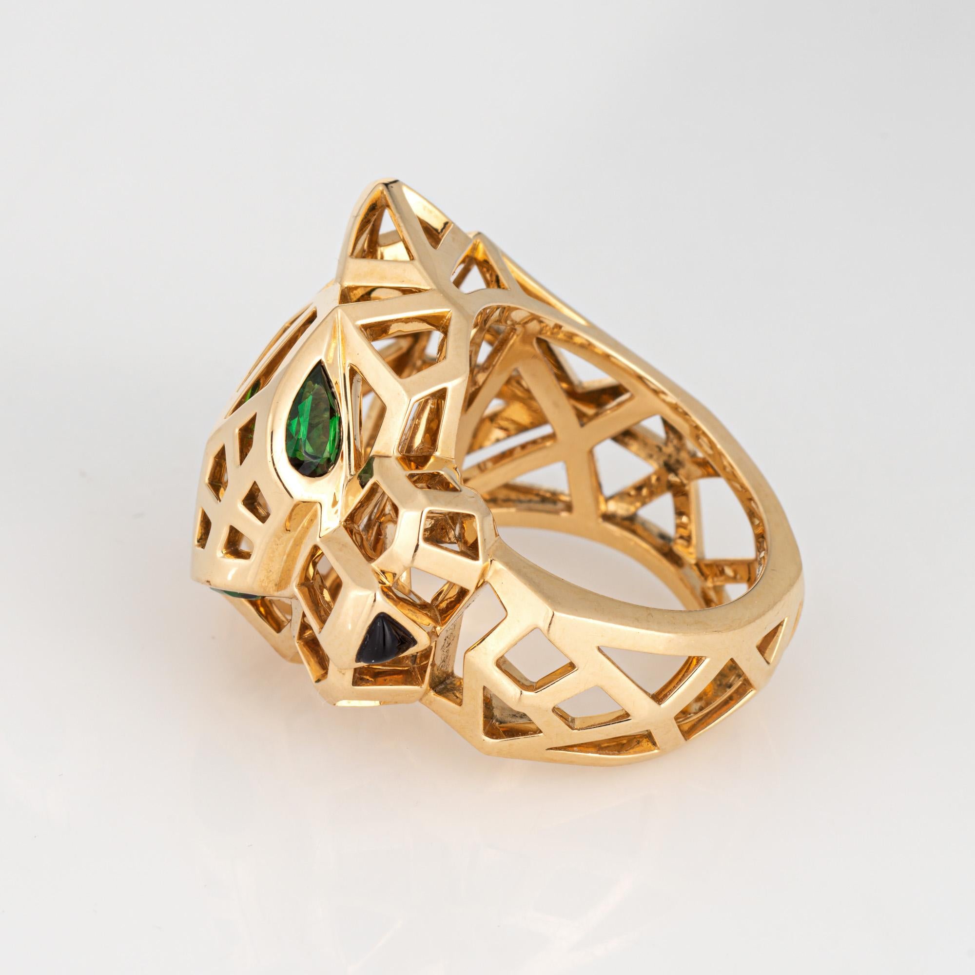 Panthere de Cartier Ring 18k Gelbgold Gr. 6,25 53 Nachlass signiert Schmuck Damen im Angebot