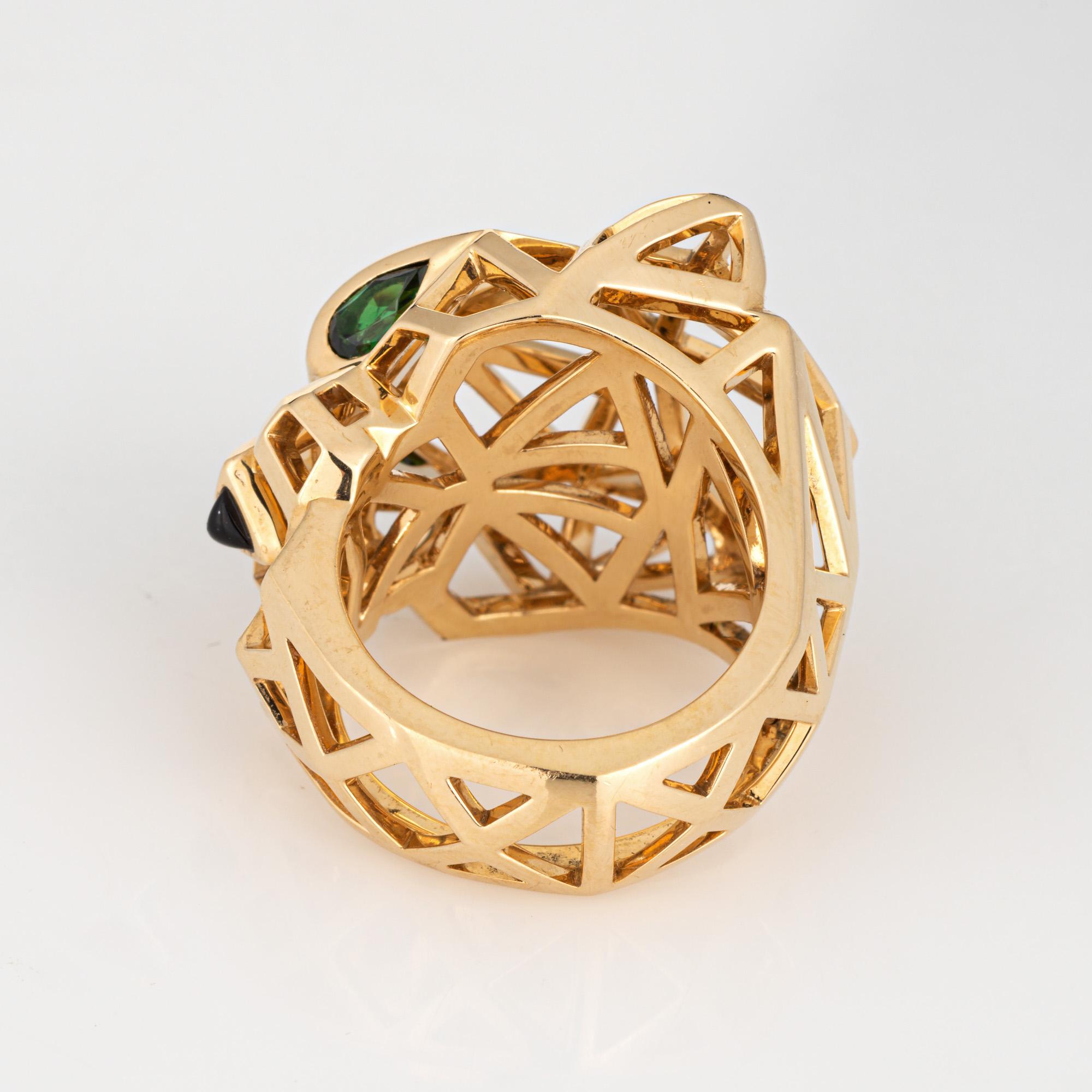 Panthere de Cartier Ring 18k Gelbgold Gr. 6,25 53 Nachlass signiert Schmuck im Angebot 1