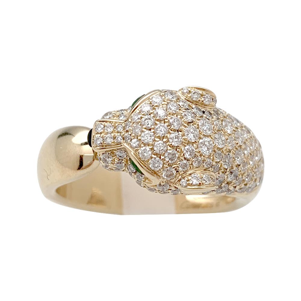 Panthère de Cartier Ring, Emeralds, Onyx and Diamonds 1