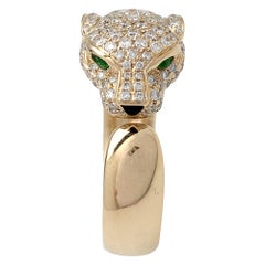 Panthère de Cartier Ring, Emeralds, Onyx and Diamonds