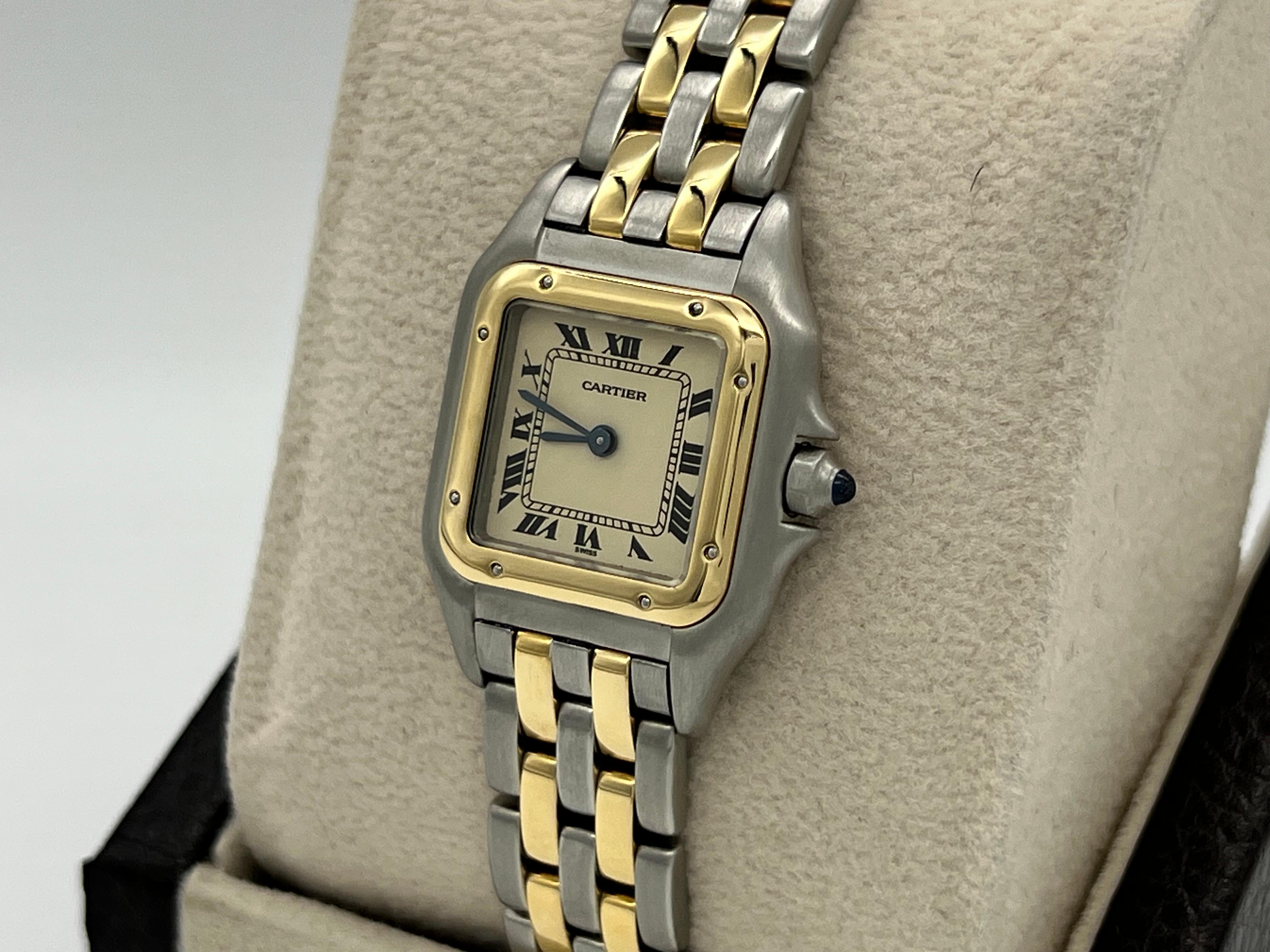 Panthère de Cartier Two Row Ref 66921 18K Gelbgold EdelstahlPanthère de 7