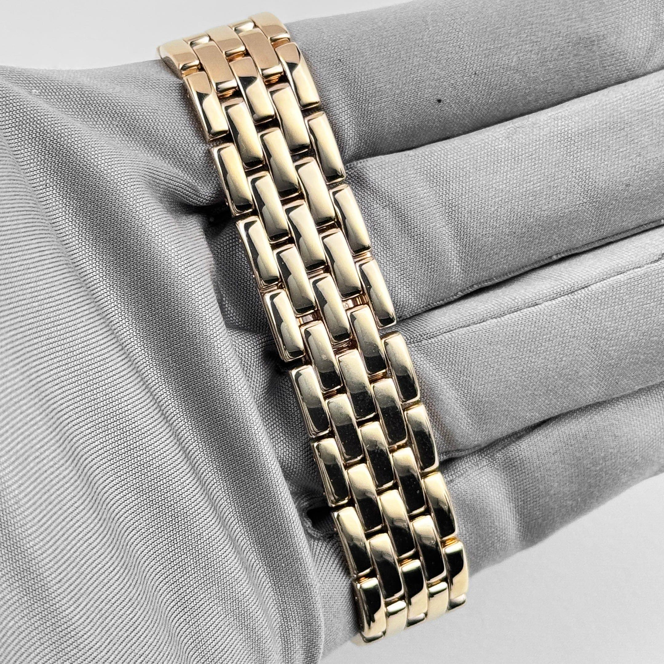 Panthère de Cartier W25014B9 'Ladies' Yellow Gold White Dial Quartz en vente 2
