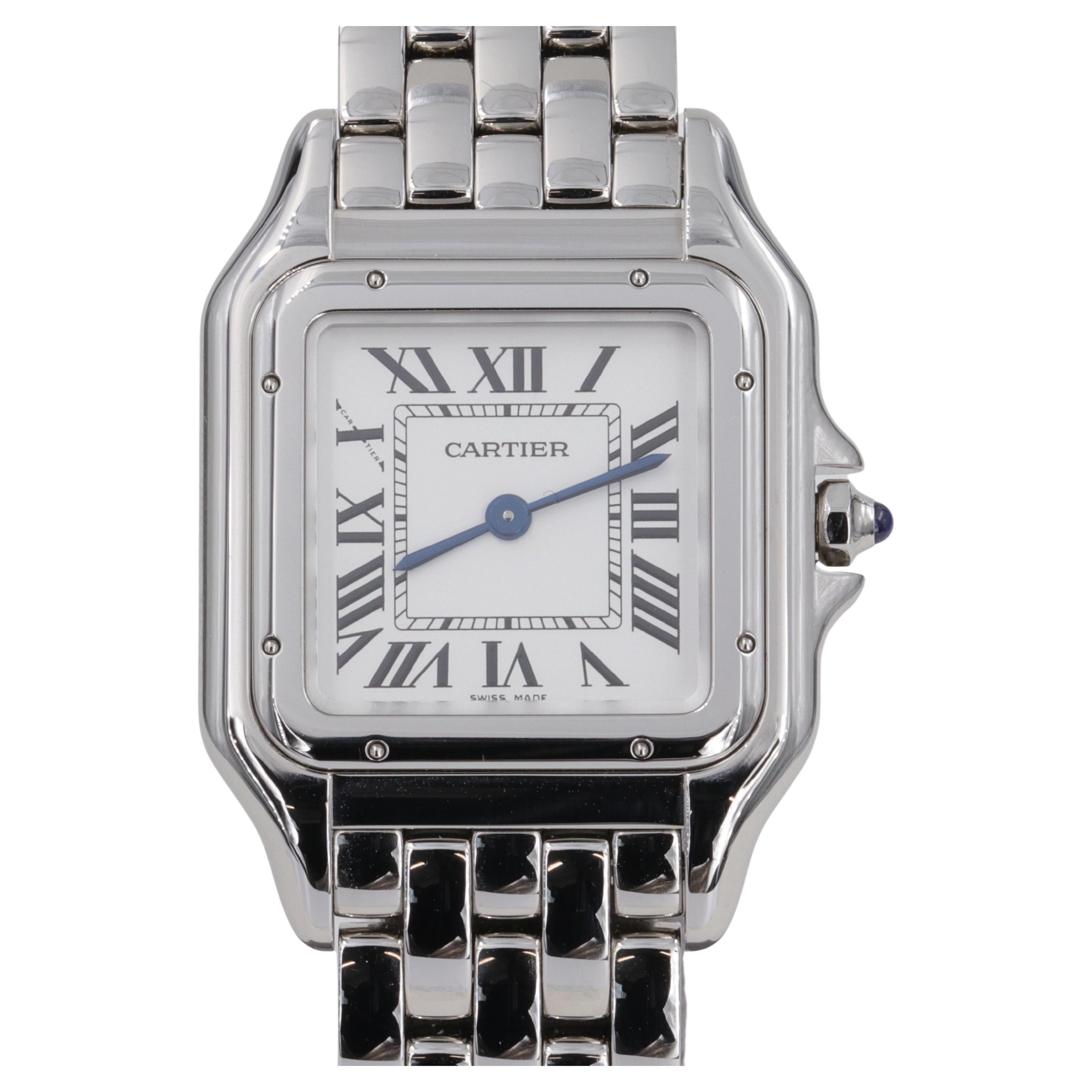 Panthere De Cartier Watch Medium Quartz in Stainless - Like New Unworn at  1stDibs