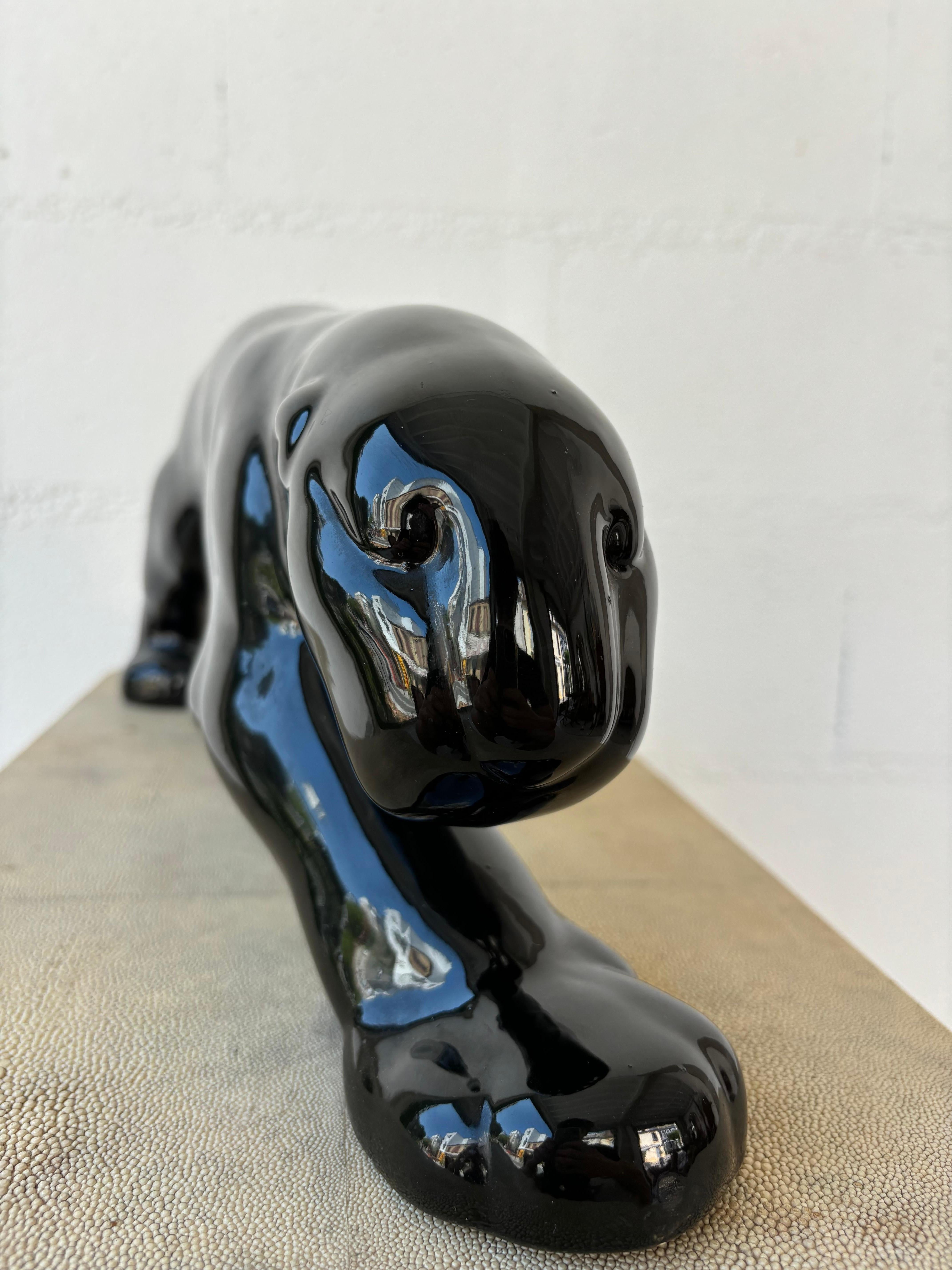 Escultura Panthère de Primavera Art Decó en venta
