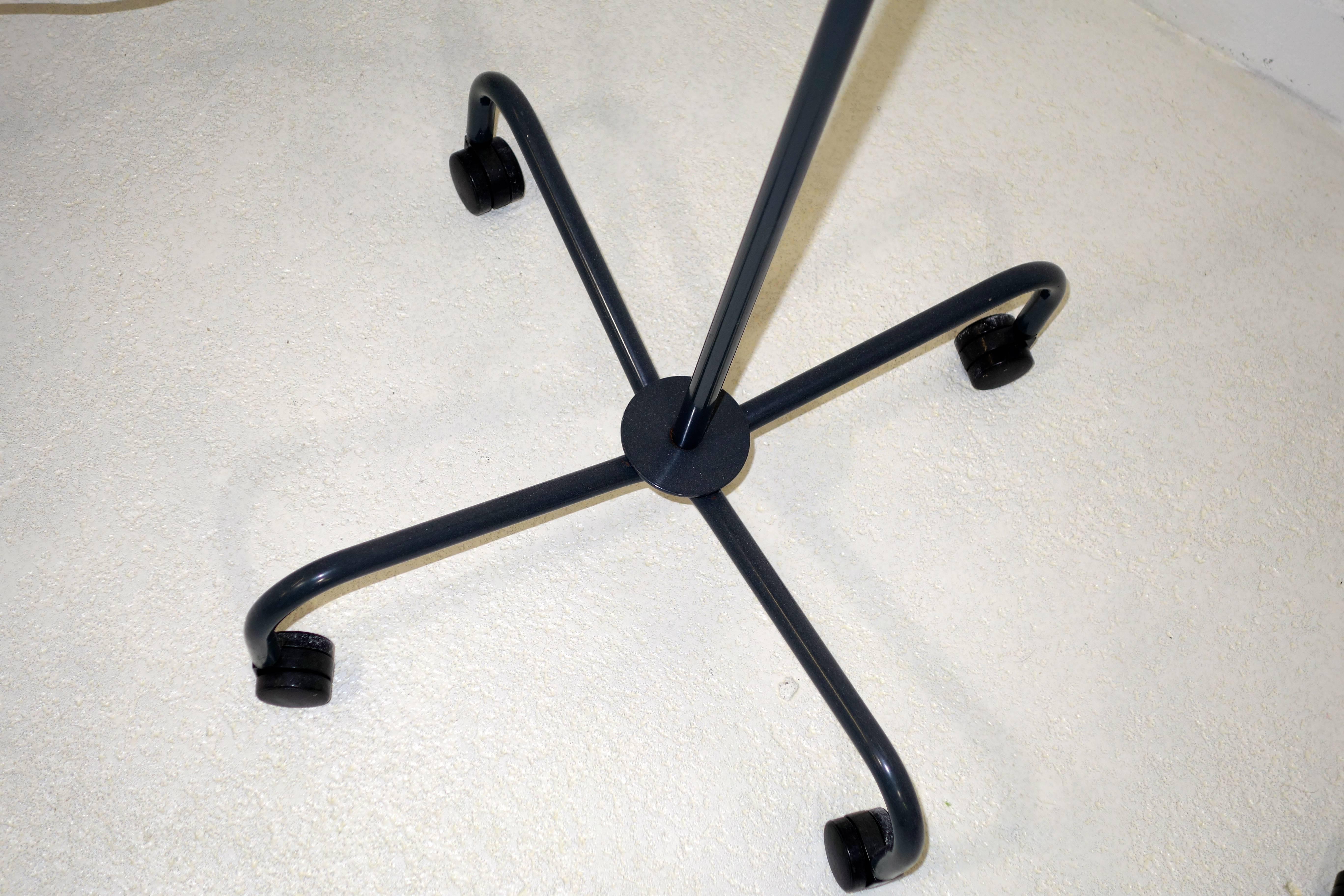 Lacquered Pair of Postmodern Floor Lamps Panto Beam by Danish designer Verner Panton For Sale