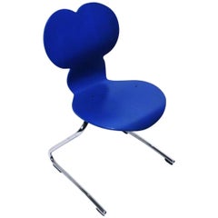 Pantoflex Mickey Mouse Chair in Blue by Verner Panton for Vs Möbel