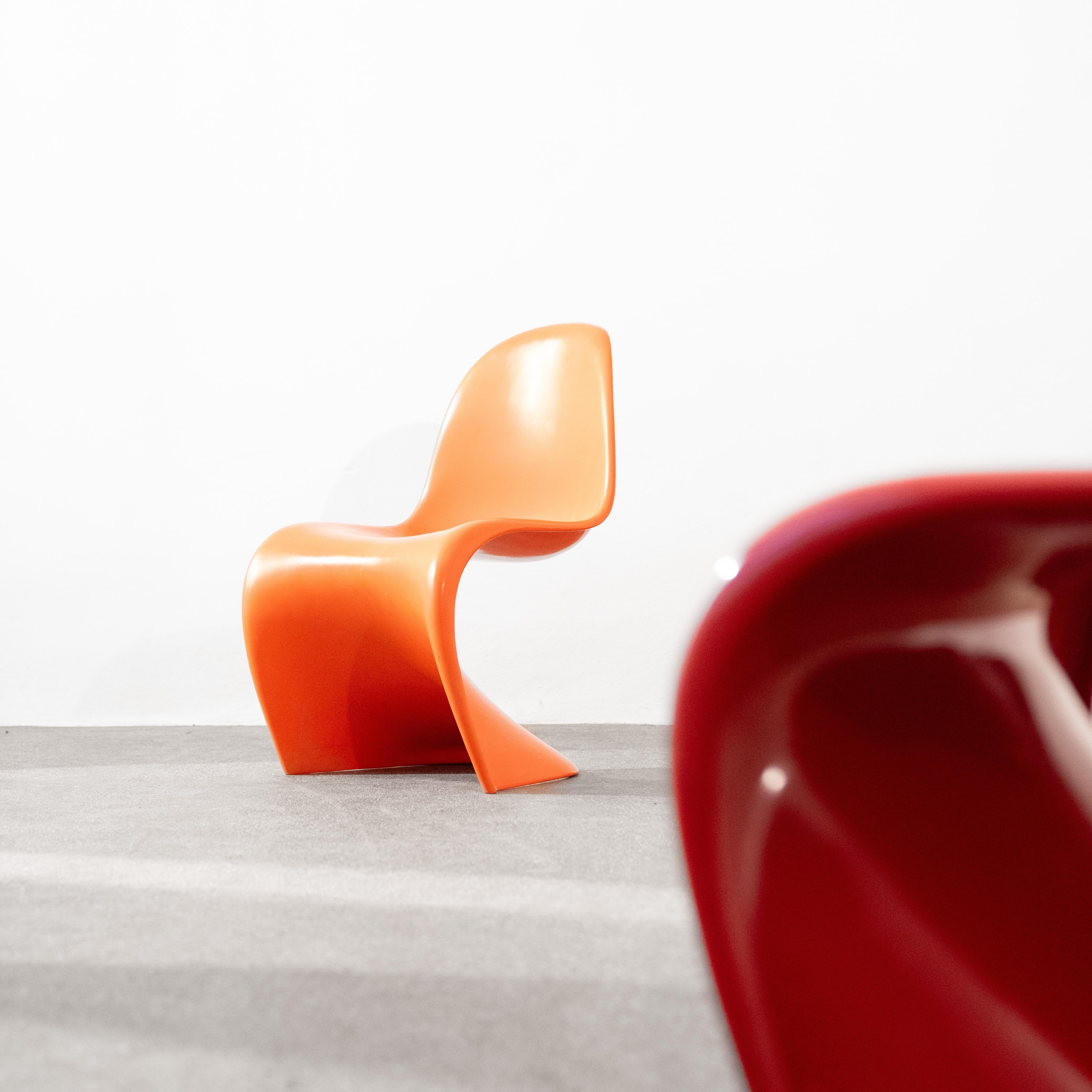 Ère spatiale Chaise Panton de Verner Panton pour Herman Miller (2e production / 1968)