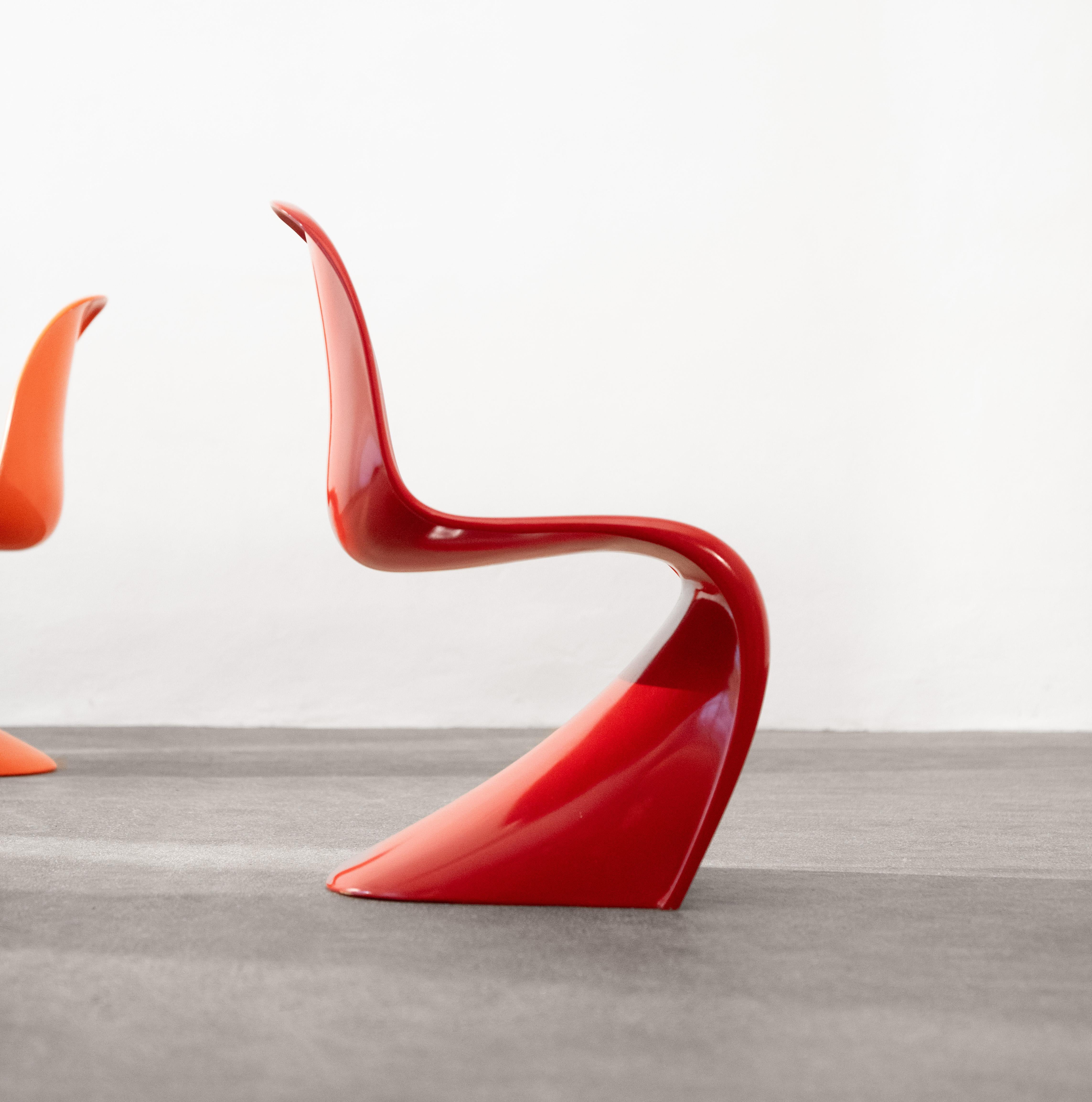 Américain Chaise Panton de Verner Panton pour Herman Miller (2e production / 1968)