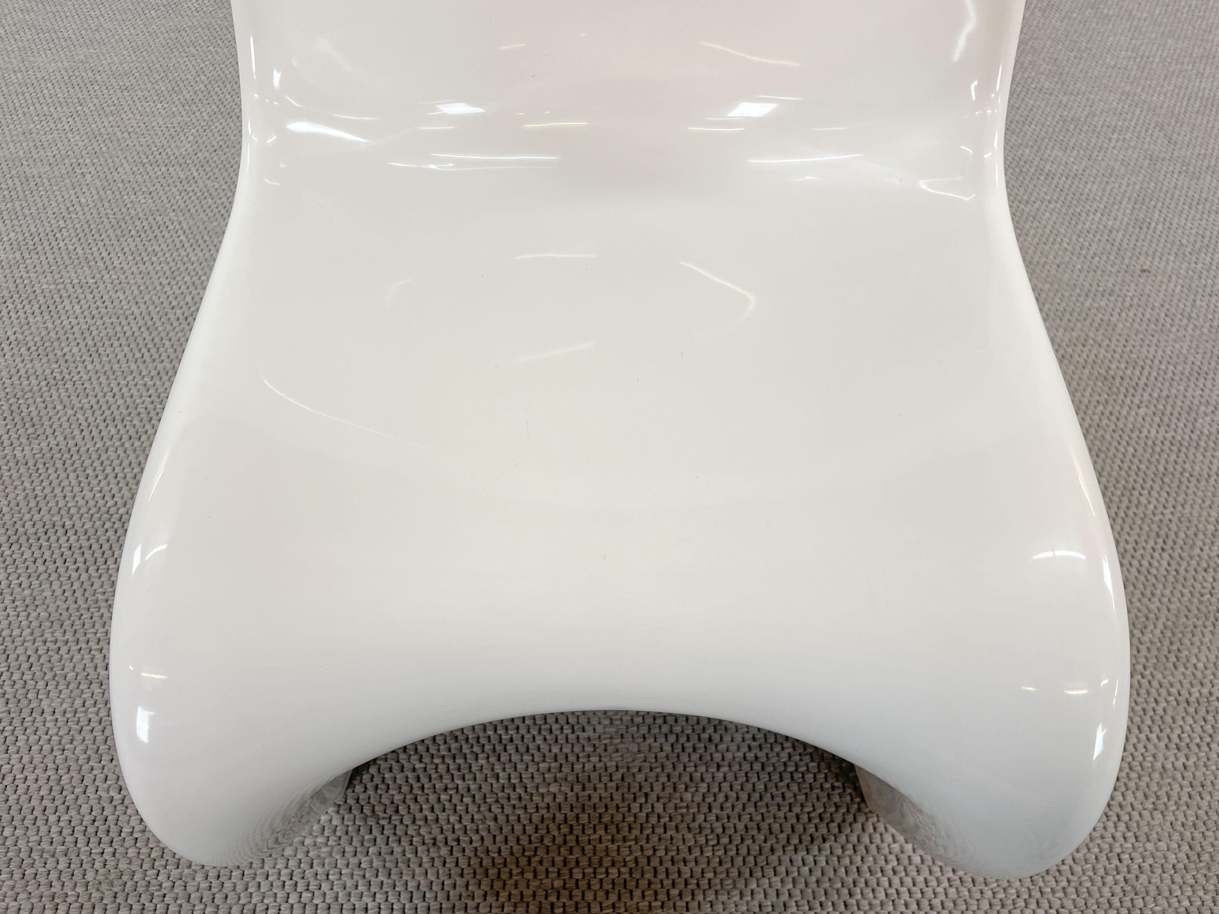 Panton Chair by Verner Panton for Herman Miller / Fehlbaum, in white 1976 For Sale 5