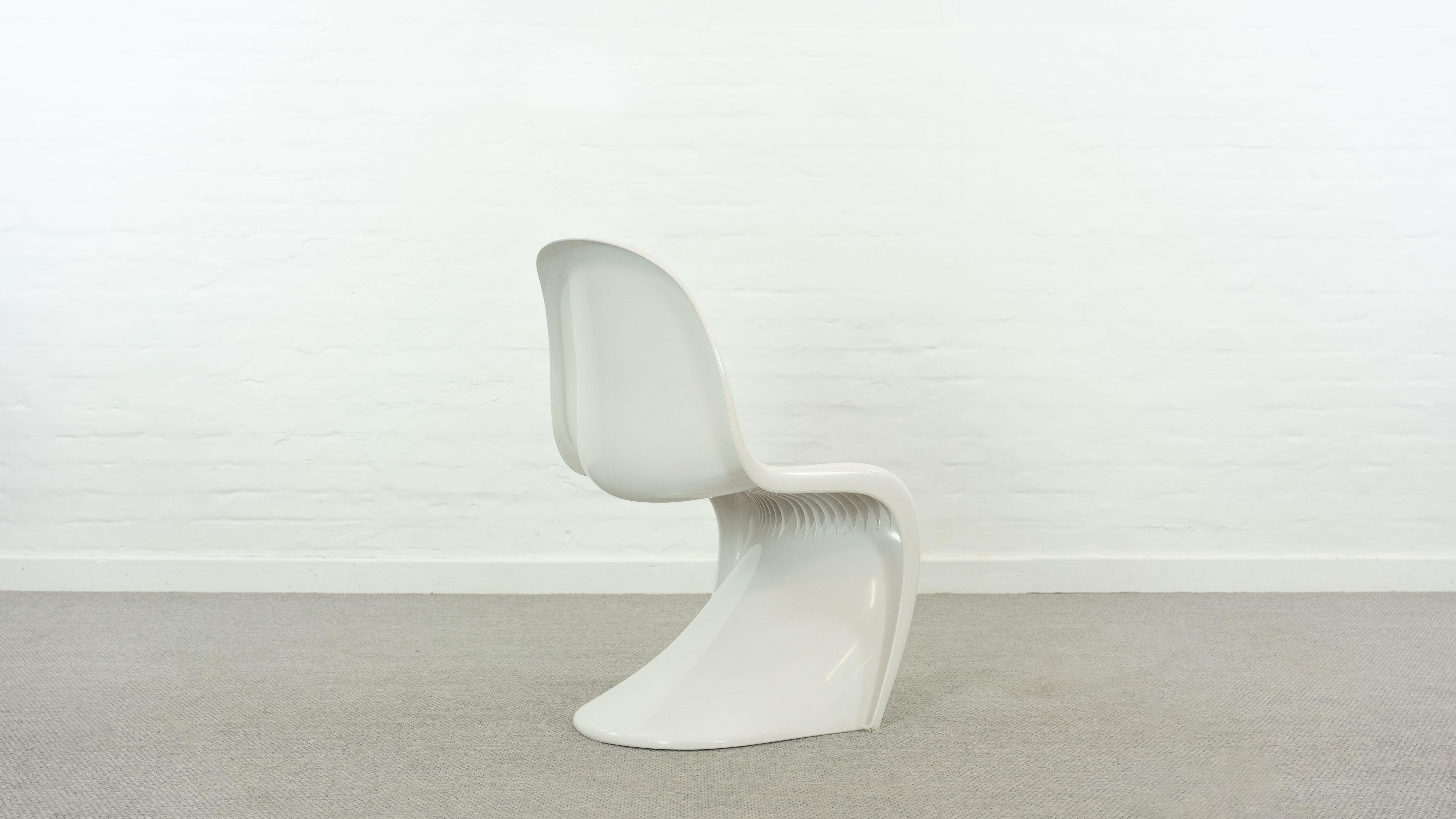Late 20th Century Panton Chair by Verner Panton for Herman Miller / Fehlbaum, in white 1976 For Sale
