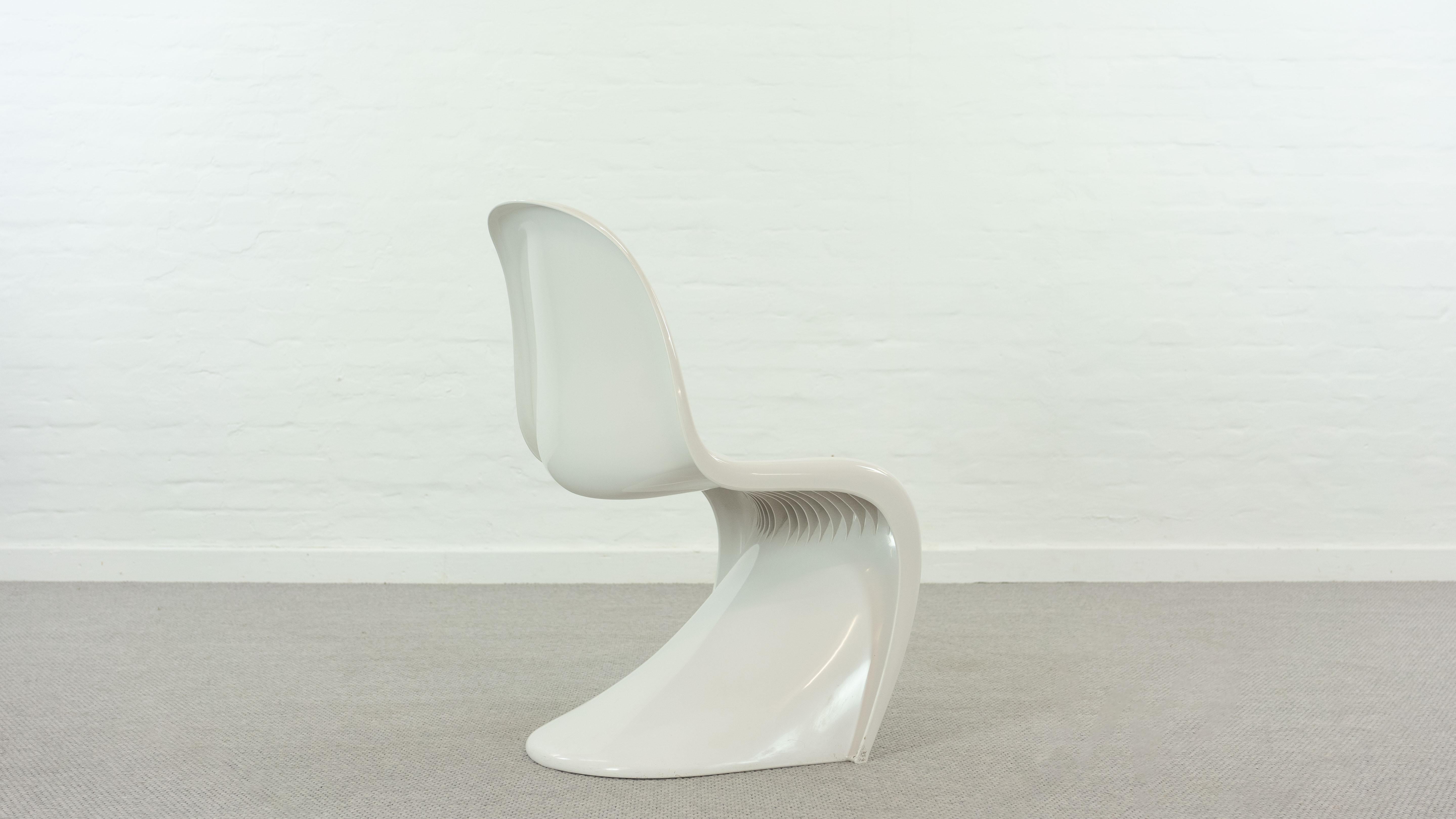 Panton-Stuhl von Verner Panton für Herman Miller / Fehlbaum, in Weiß 1976 (Ende des 20. Jahrhunderts) im Angebot