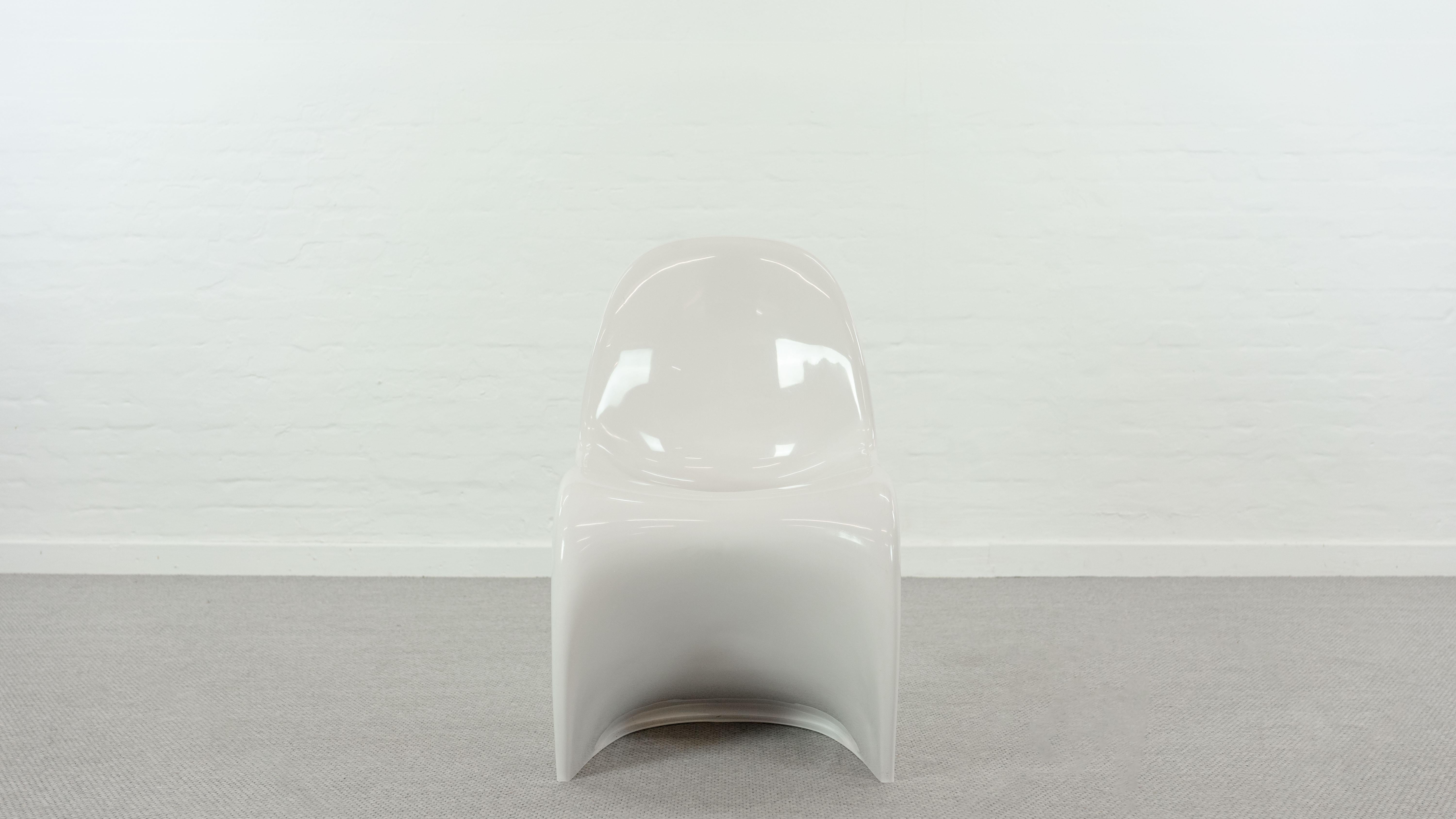 Panton Chair by Verner Panton for Herman Miller / Fehlbaum, in white 1976 For Sale 1