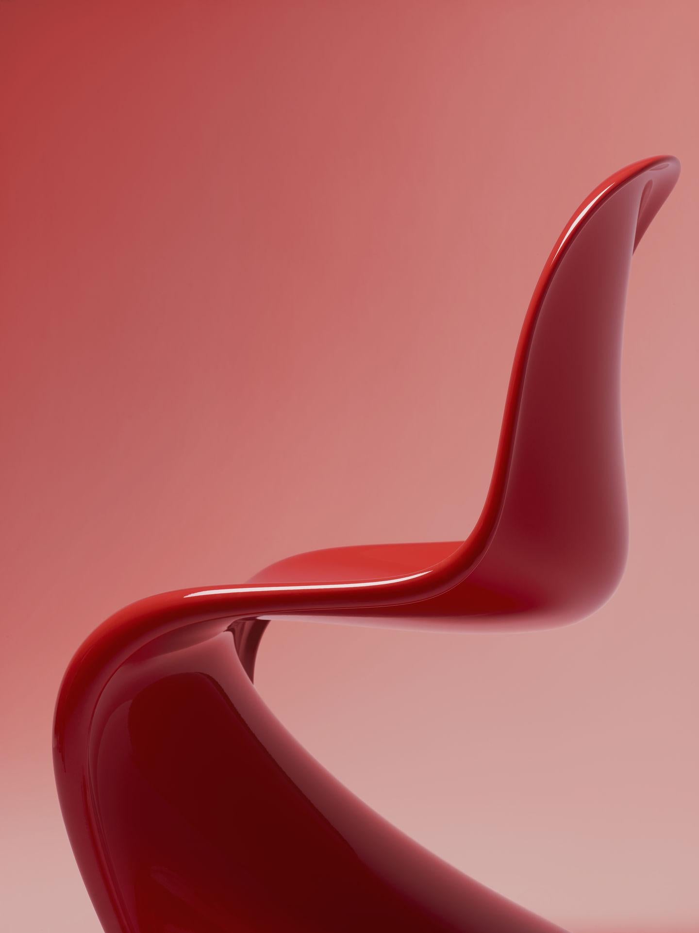 Contemporary Panton Chair Classic Designed by Verner Panton and Manufactured by Vitra