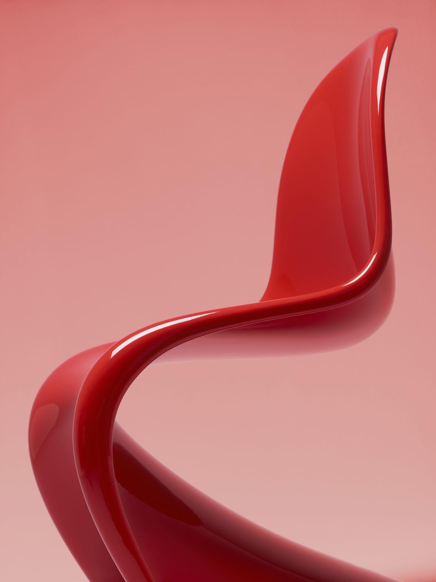 Plastic Panton Chair Classic Designed by Verner Panton and Manufactured by Vitra
