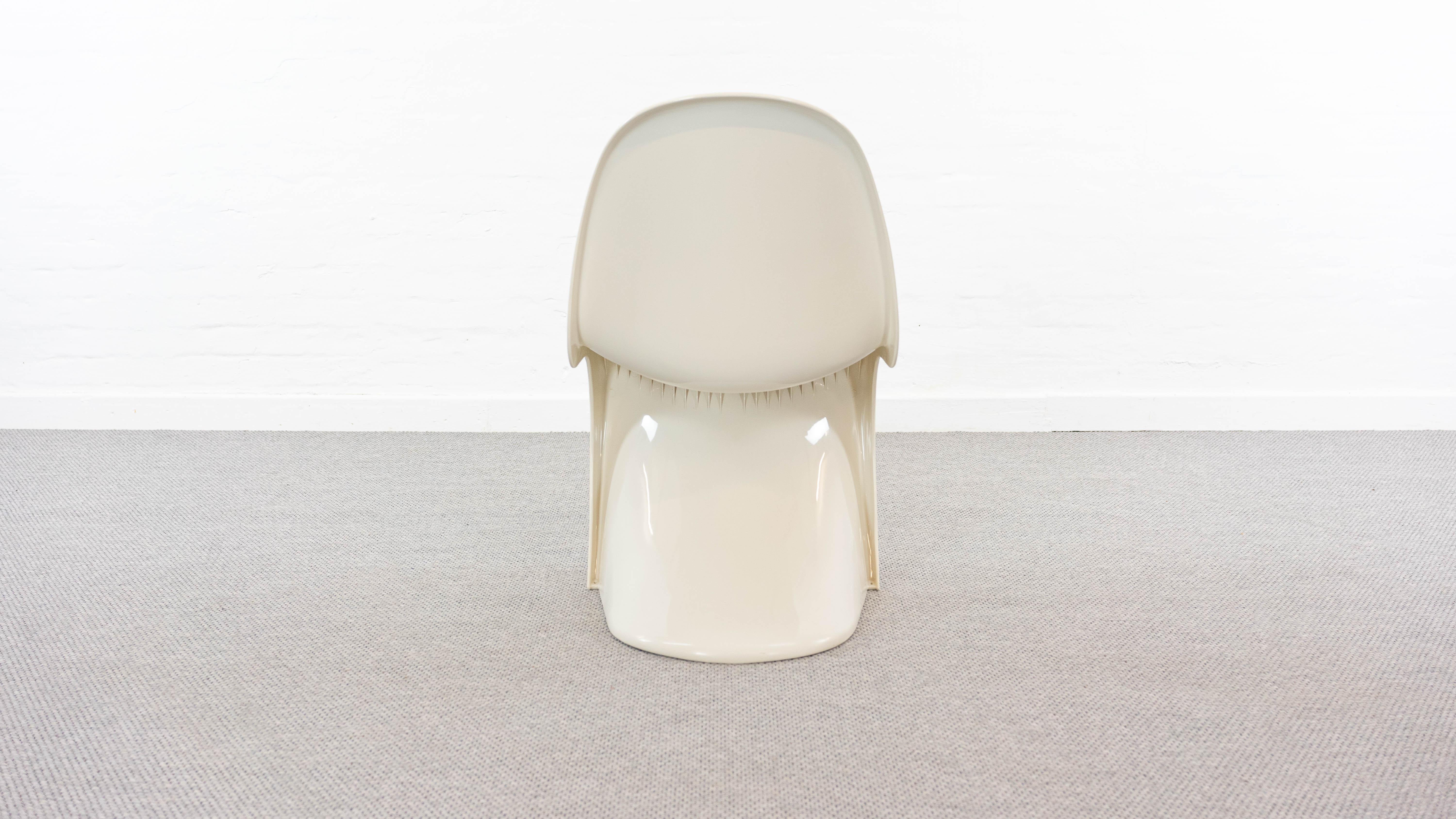 Late 20th Century Panton Chair in White by Verner Panton for Fehlbaum / Herman Miller 1979