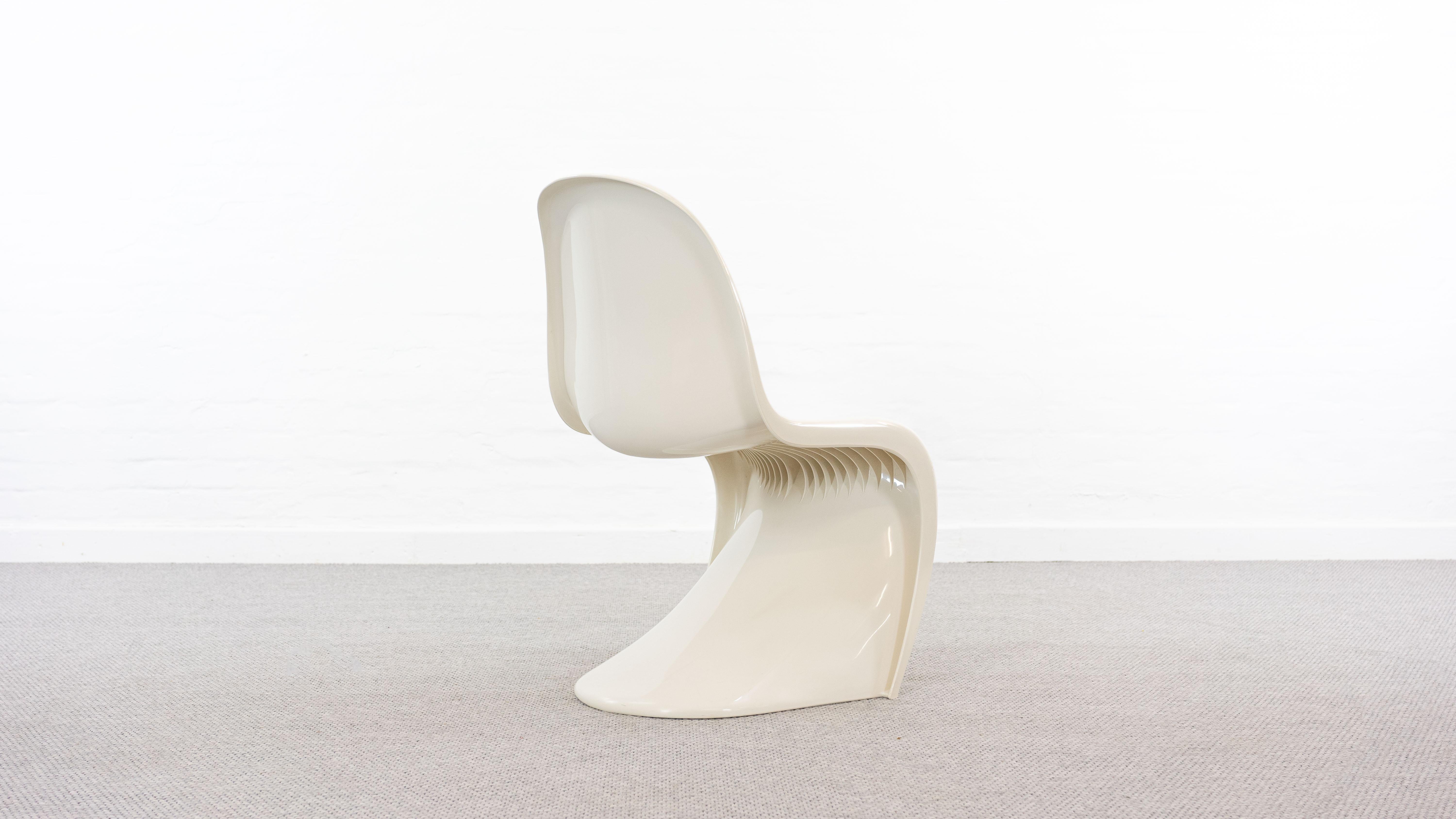 Plastic Panton Chair in White by Verner Panton for Fehlbaum / Herman Miller 1979
