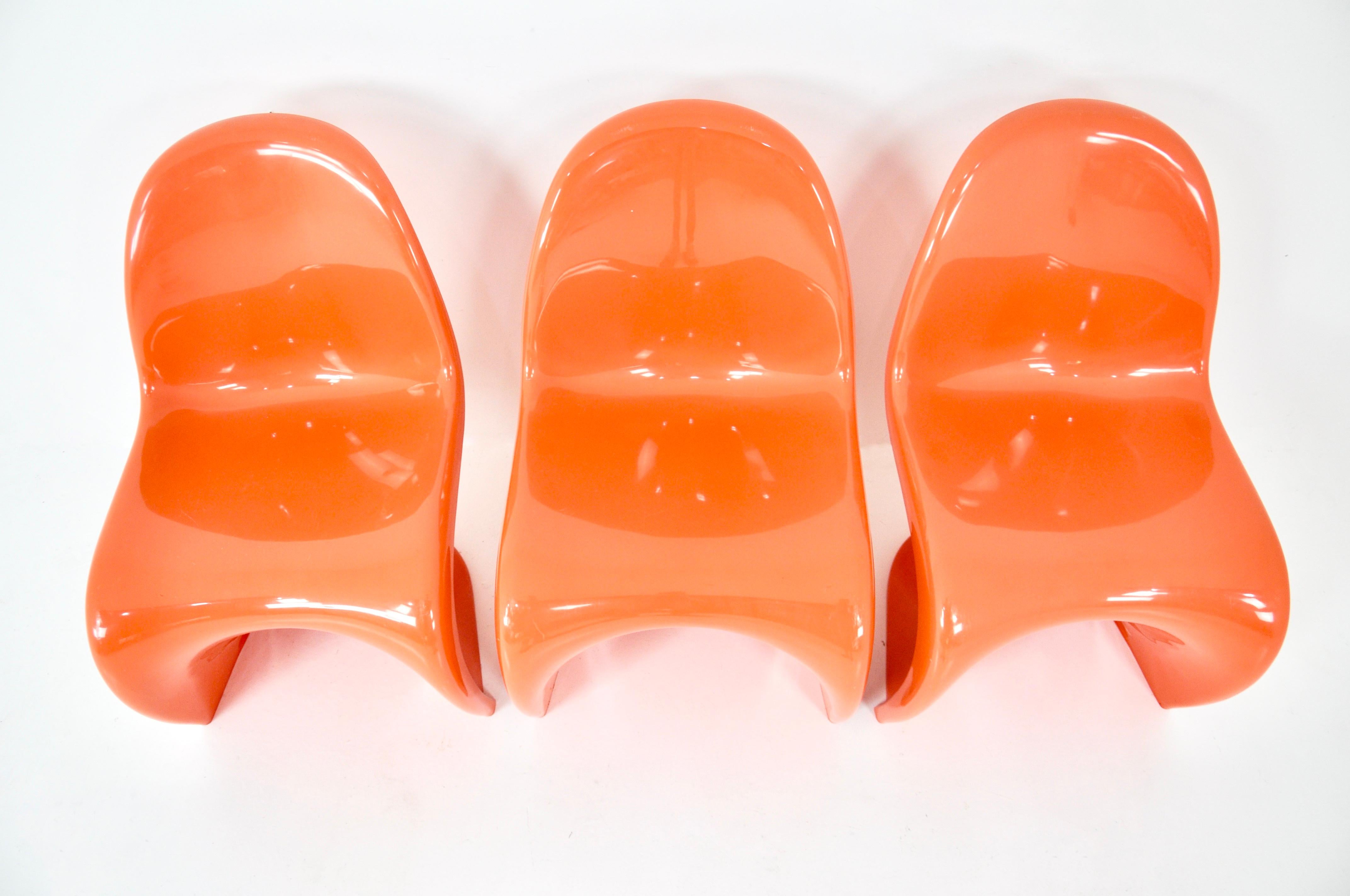 Late 20th Century Panton chairs by Verner Panton for Herman Miller / Felhbaum, 1970s