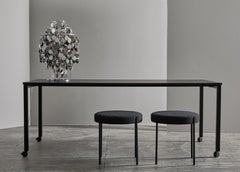 Panton Move Dining Table in Black by Verner Panton