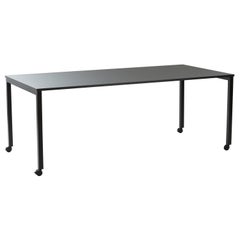 Panton Move Dining Table in Black by Verner Panton