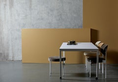 Panton Move Dining Table in White by Verner Panton