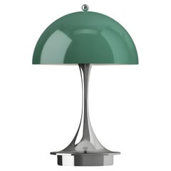 Panton 'Panthella 160' Original Green Portable Table Lamp for Louis Poulsen