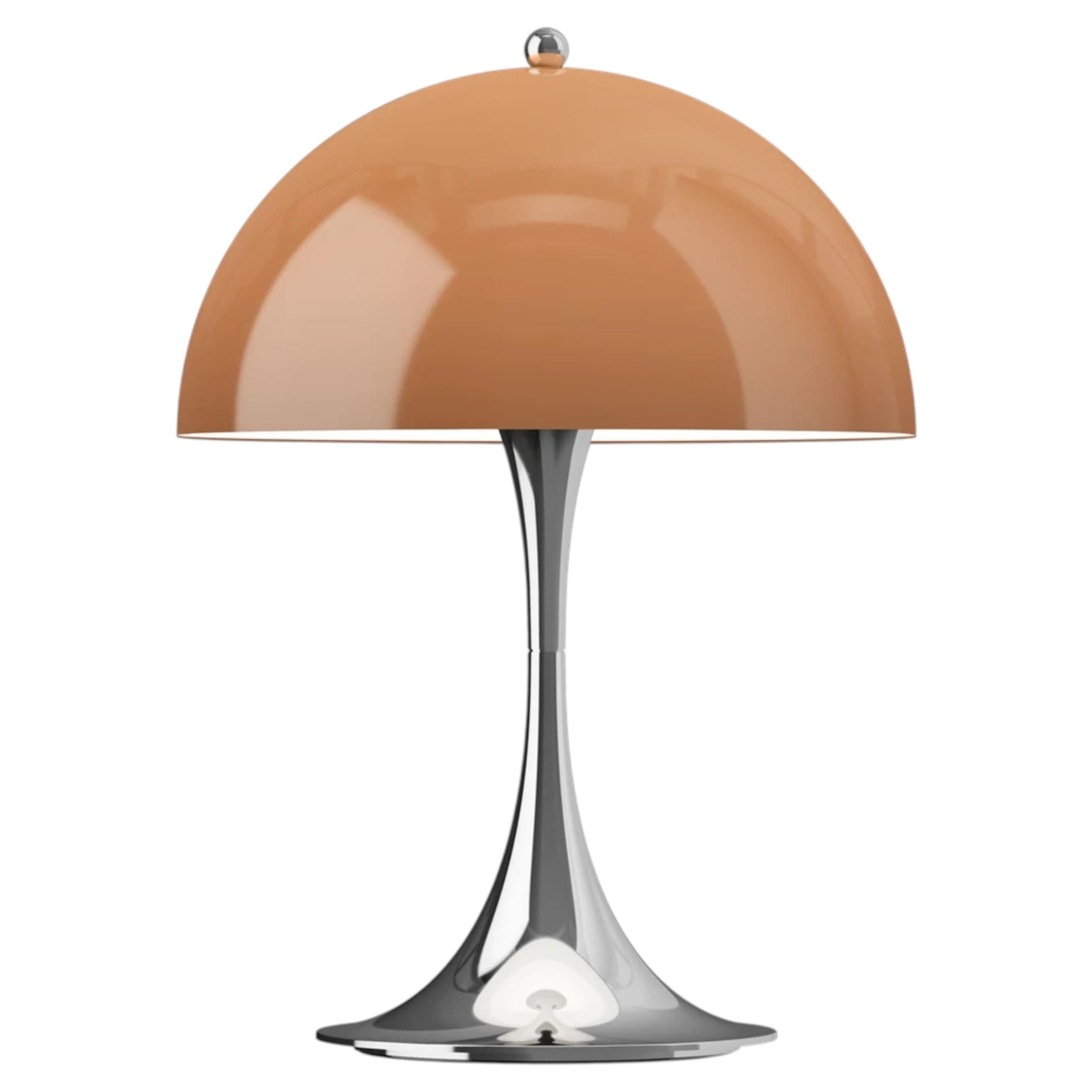 Panton 'Panthella 250' Lámpara de mesa portátil original marrón para Louis Poulsen