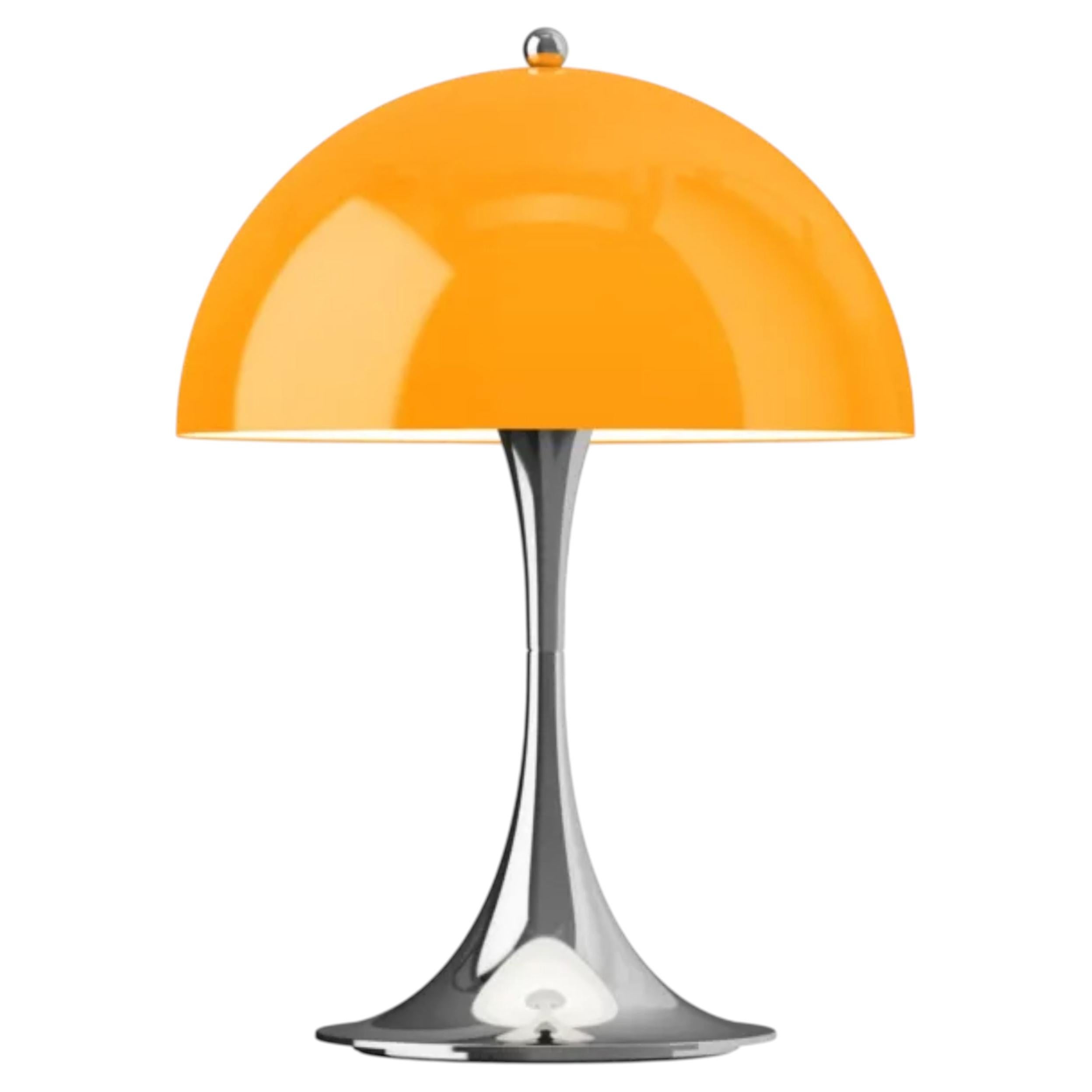 Panton 'Panthella 250' Original Orange Portable Table Lamp for Louis Poulsen