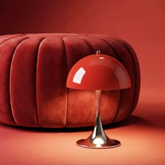 Panton 'Panthella 250' Original Red Portable Table Lamp for Louis Poulsen