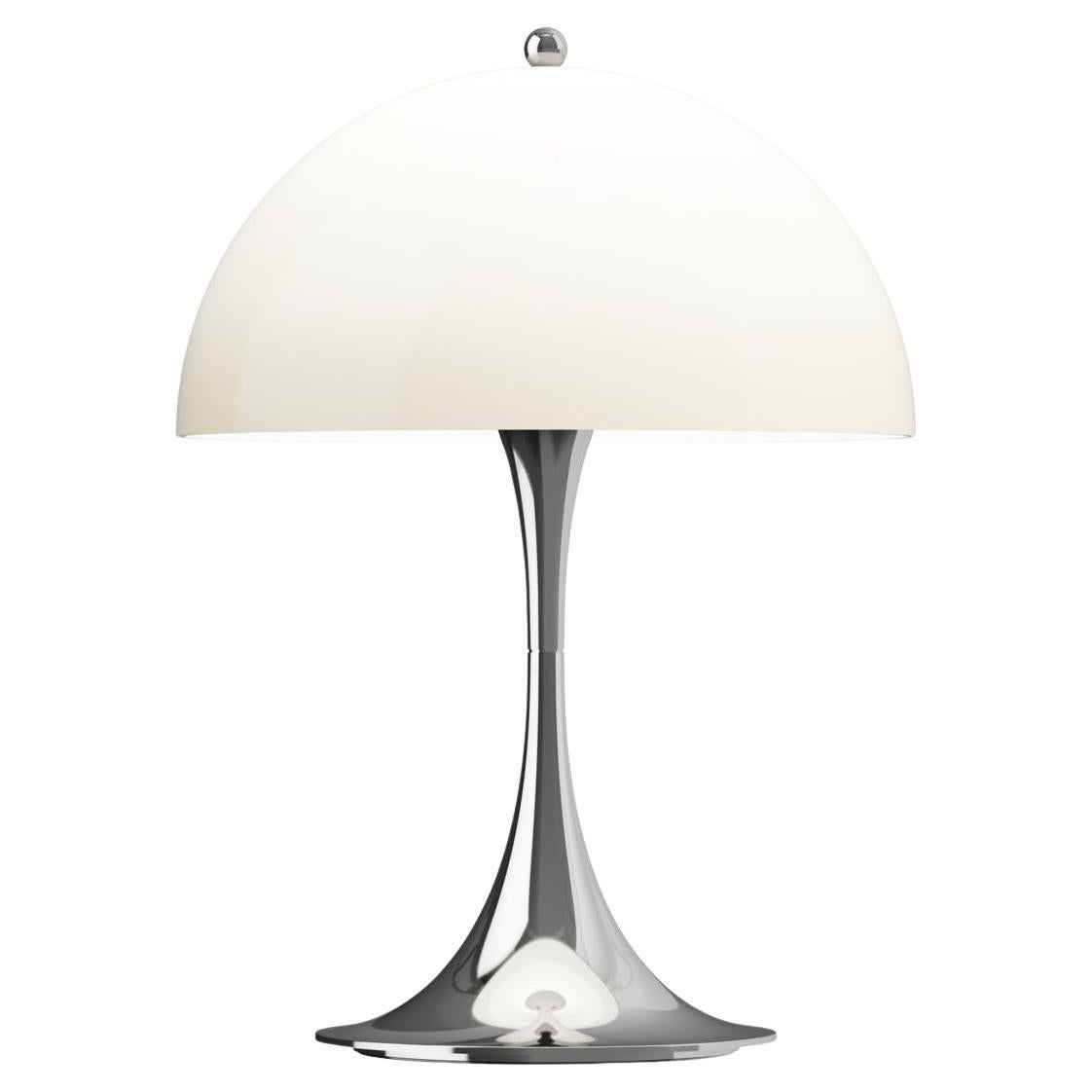 Lámpara de mesa portátil Panton 
Panthella 250
 en cromo beige para Louis Poulsen