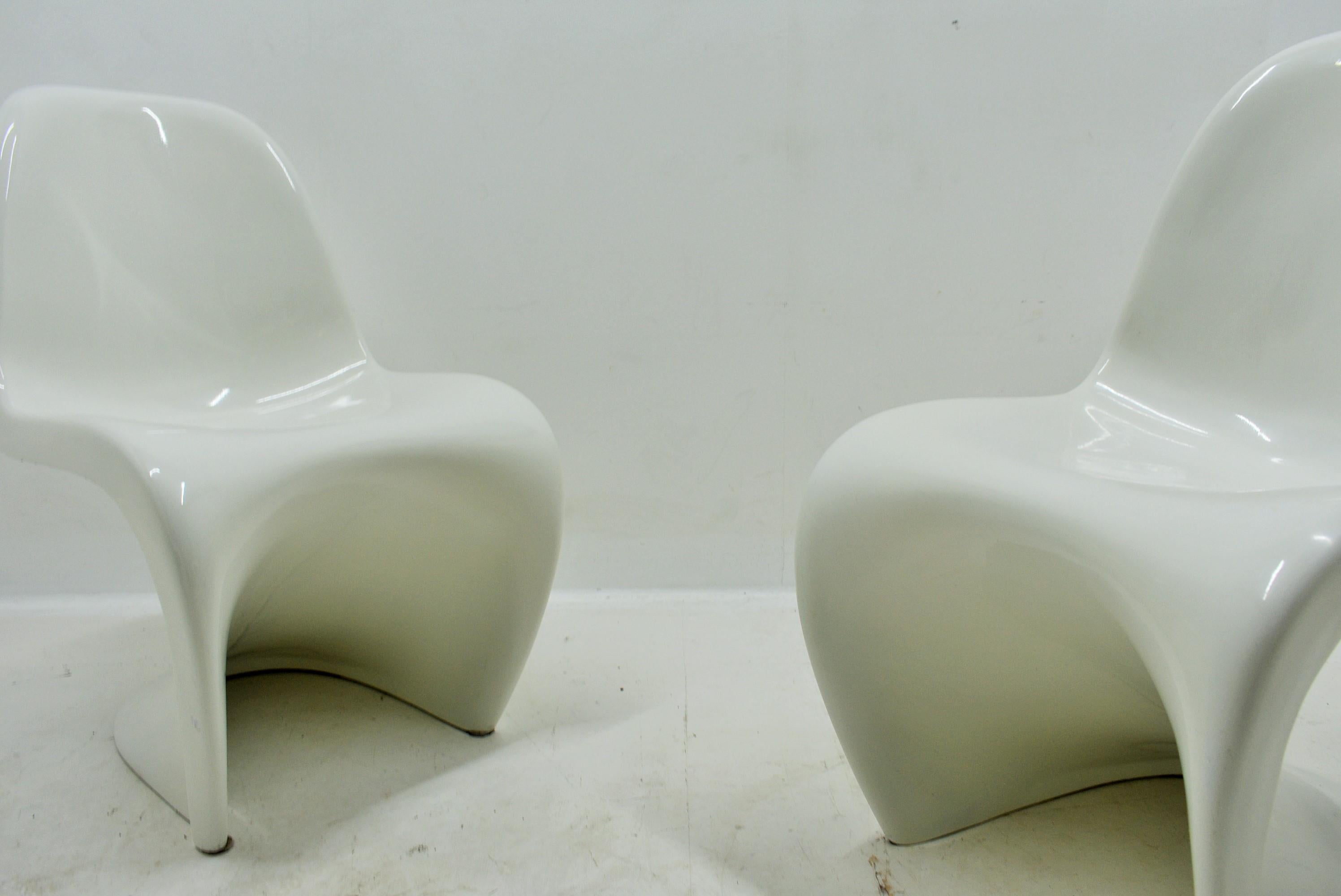 Panton S, Chairs Vitra by Verner Panton for Herman Miller 1965s For Sale 5