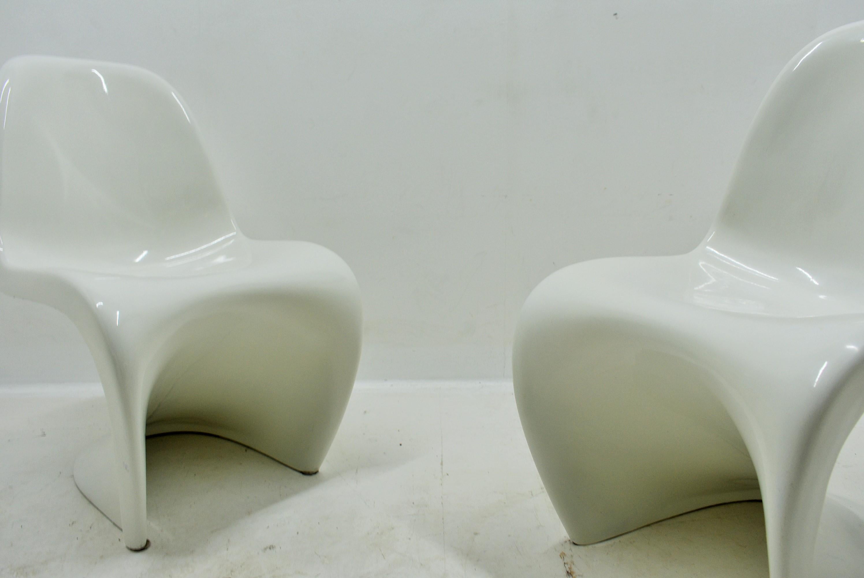 Panton S, Sillas Vitra de Verner Panton para Herman Miller años 1965 en venta 6