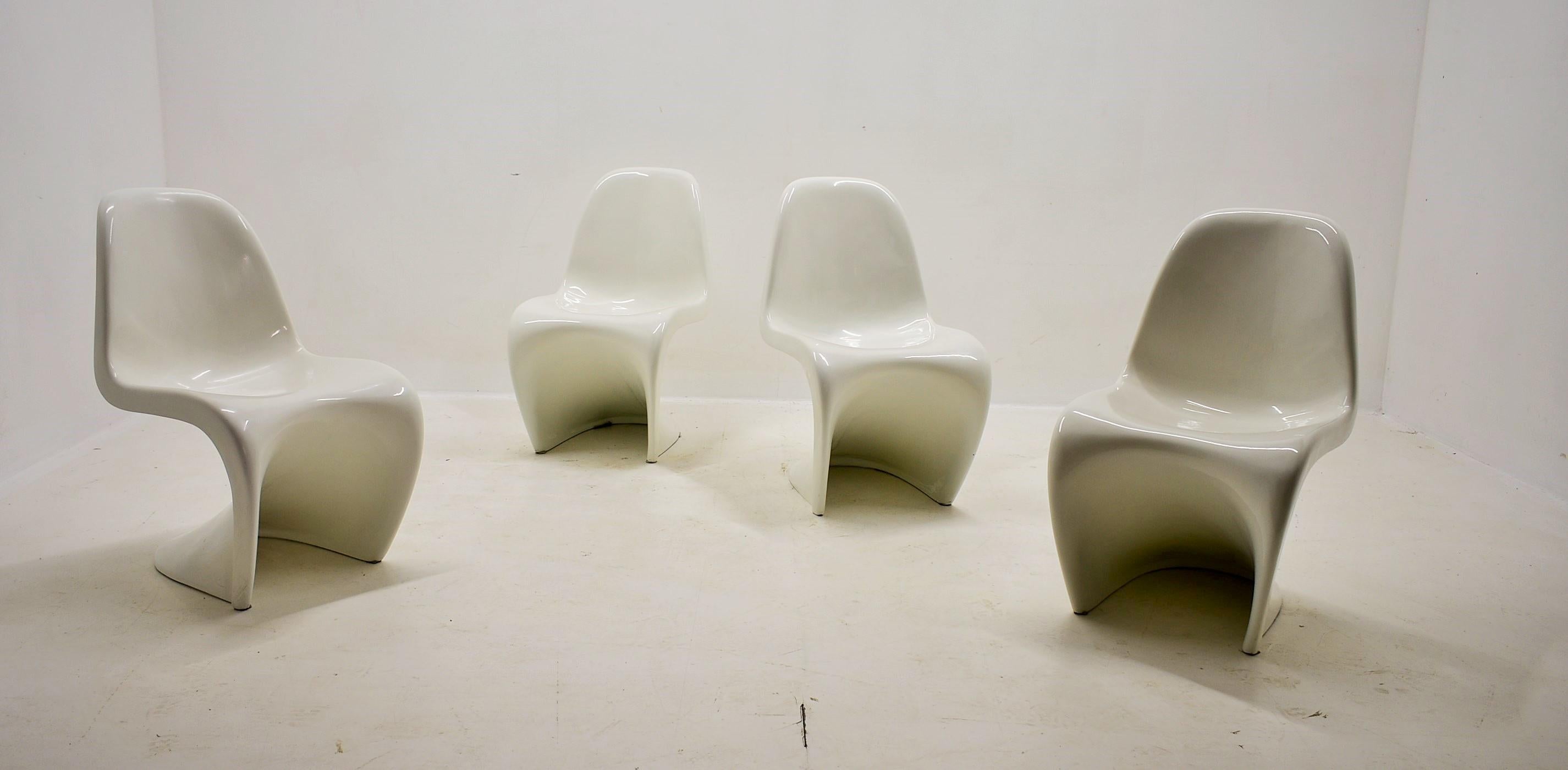 Panton S, Sillas Vitra de Verner Panton para Herman Miller años 1965 mediados del siglo XX en venta