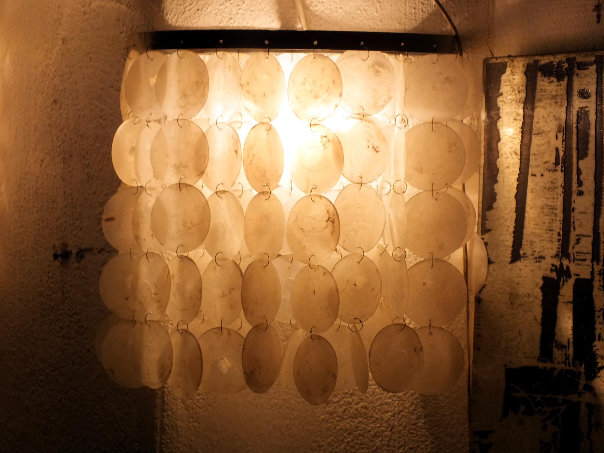 Panton Verner tres apliques shell de j. Luber Swiss años 70 en venta 3