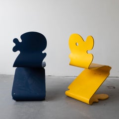 Pantonic Chairs by Verner Panton for Studio Hag, a Set