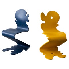 Pantonic Chairs by Verner Panton for Studio Hag, a Set