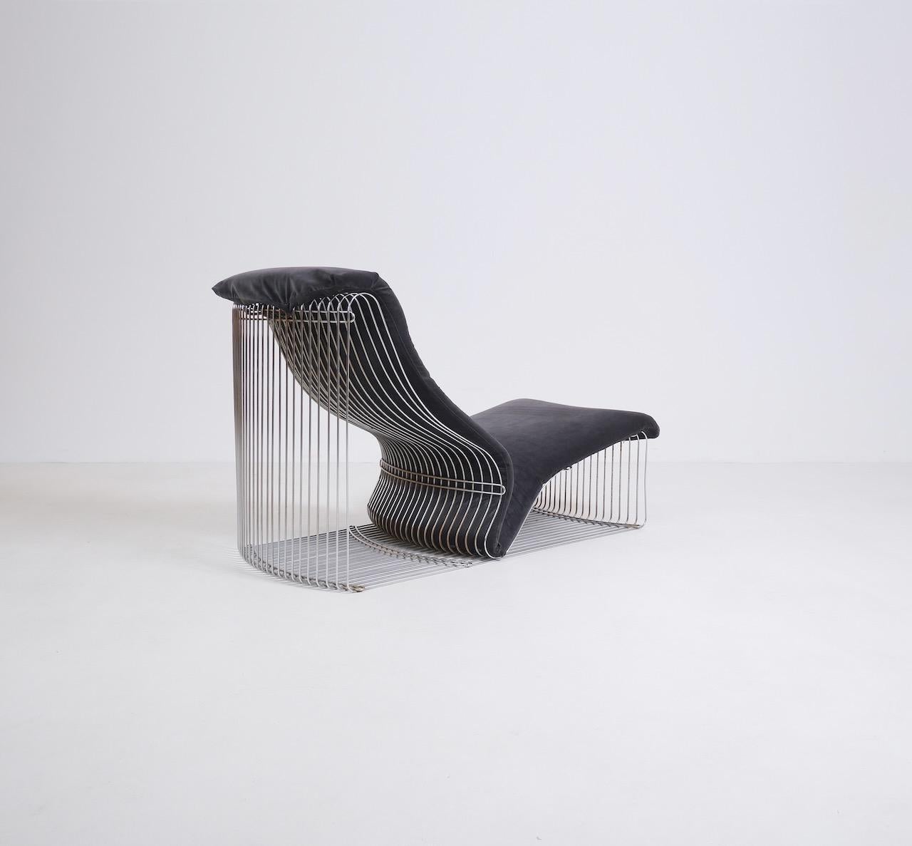 Space Age Pantonova 125T Chair by Vernor Panton for Fritz Hansen, circa 1970 For Sale