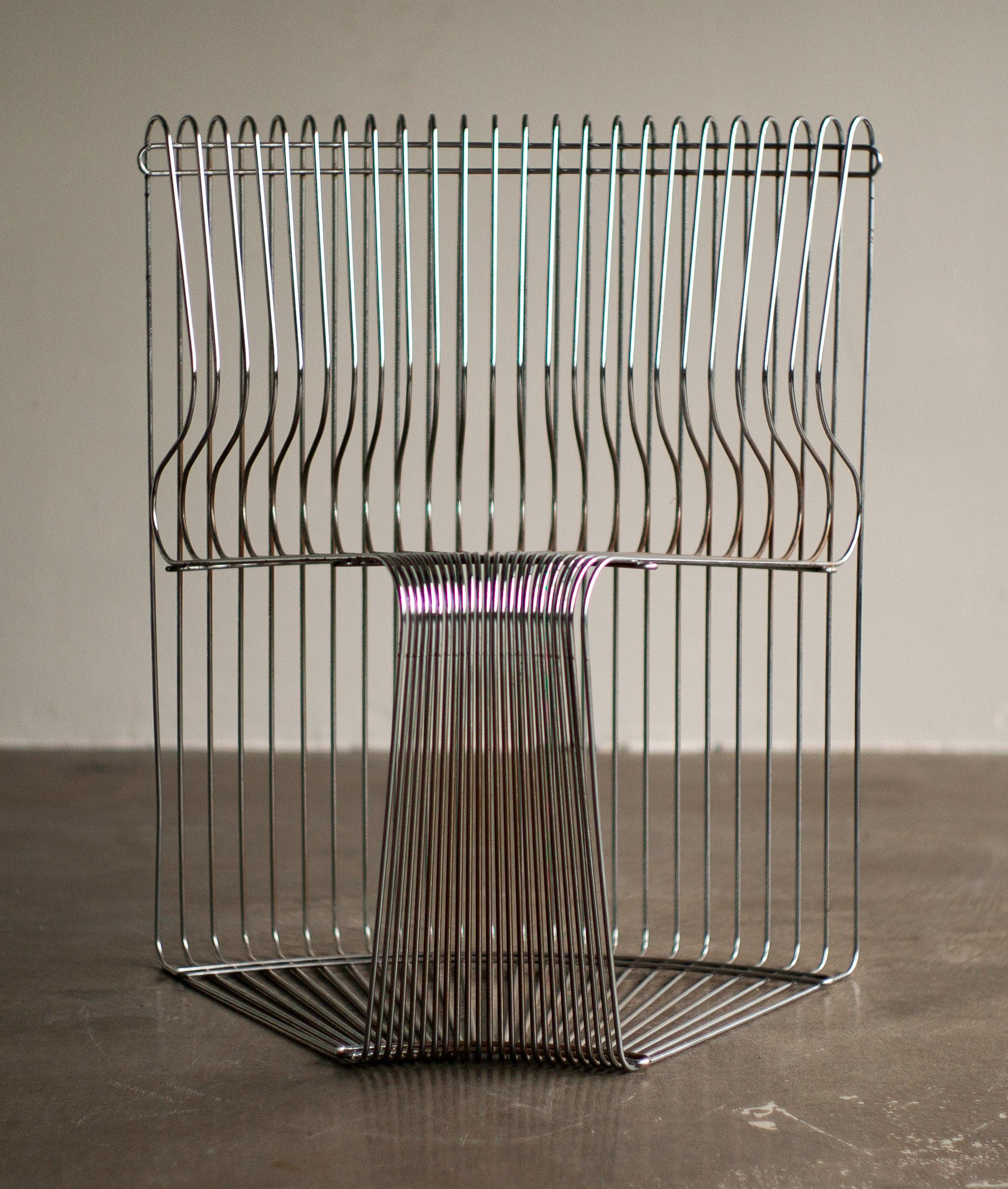 Wool Pantonova Chair by Verner Panton for Fritz Hansen