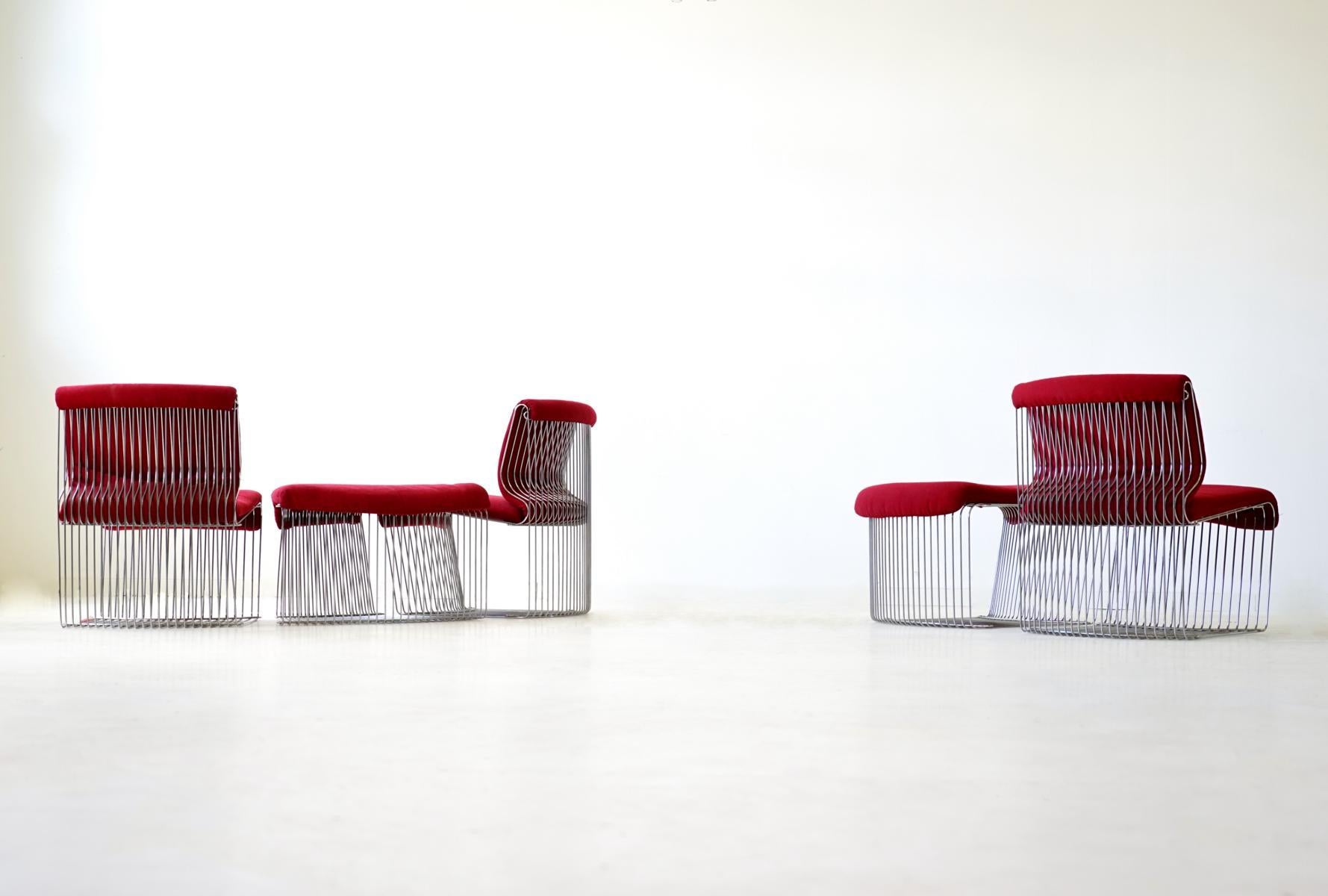 Pantonova Fritz Hansen Verner Panton Chair Sofa Modules Original Fabric 2