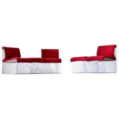 Pantonova Fritz Hansen Verner Panton Chair Sofa Modules Original Fabric
