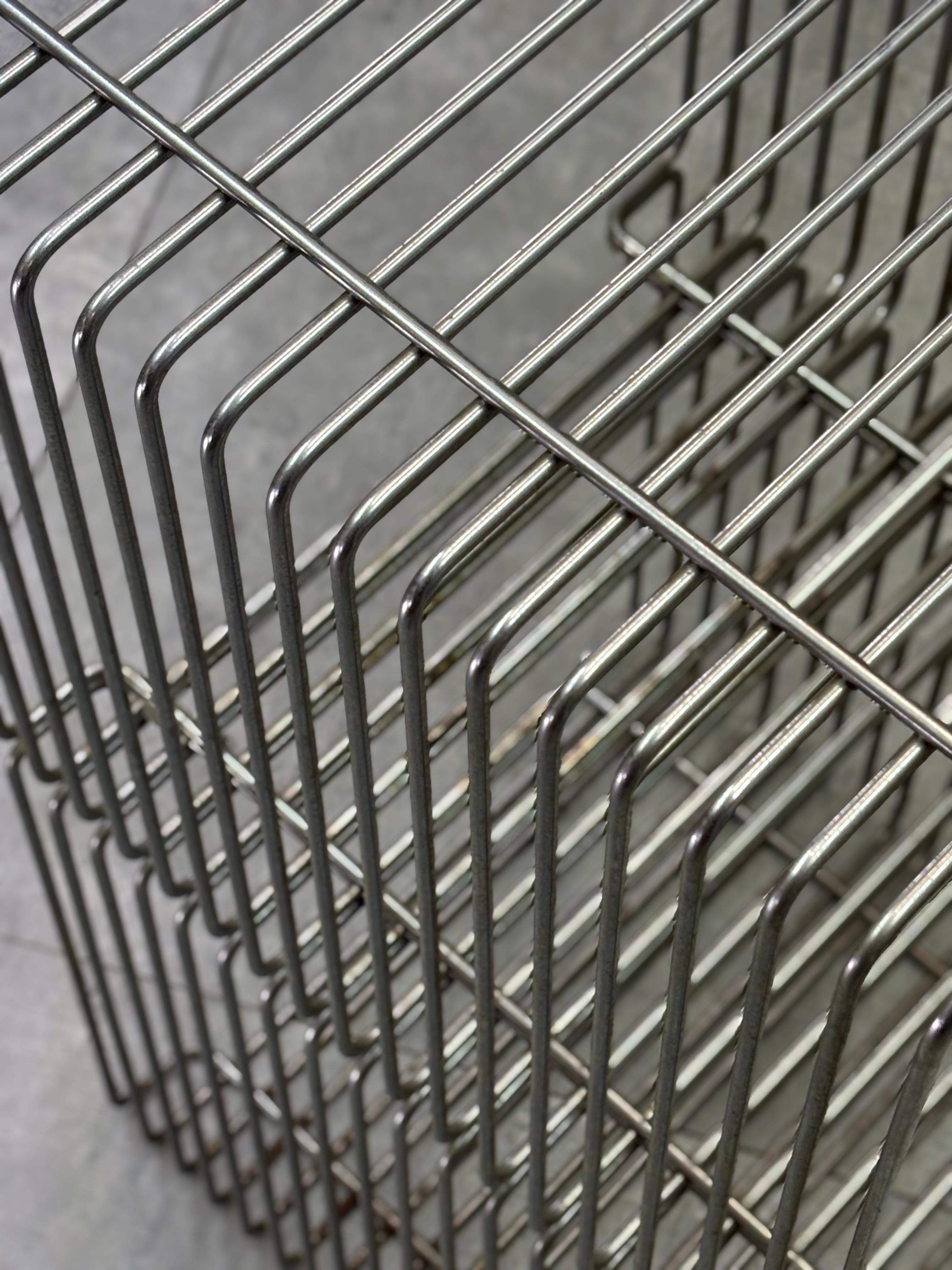 Steel Pantonova Shelf by Verner Panton for Fritz Hanses, 1970s