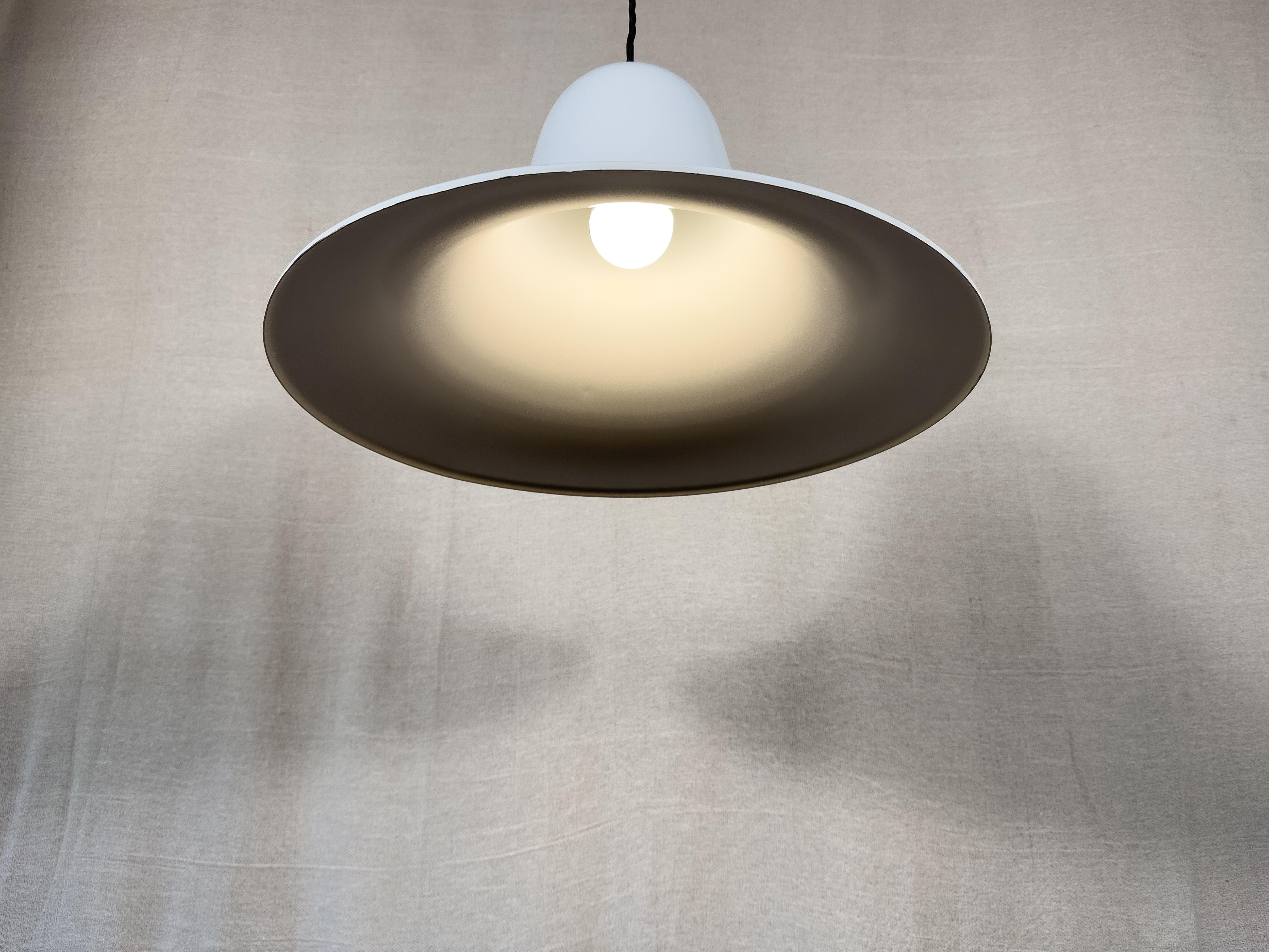 Alluminio Pantop, lampada a sospensione da soffitto di Verner Panton in vendita