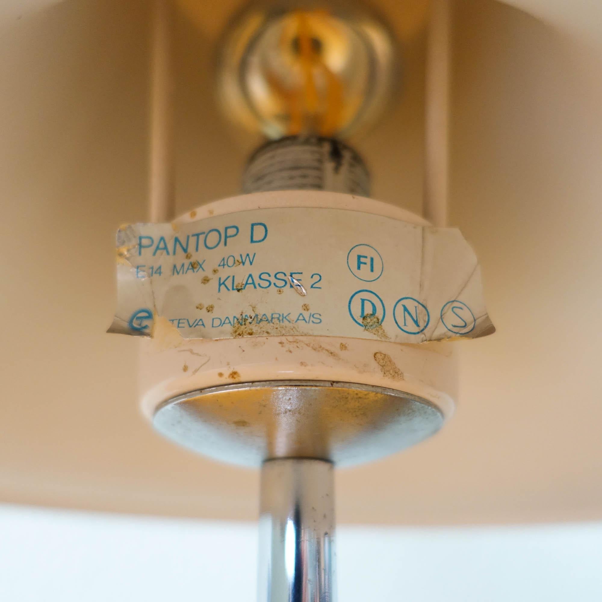 Pantop D Table Lamp by Verner Panton for Elteva Danmark A/S 2