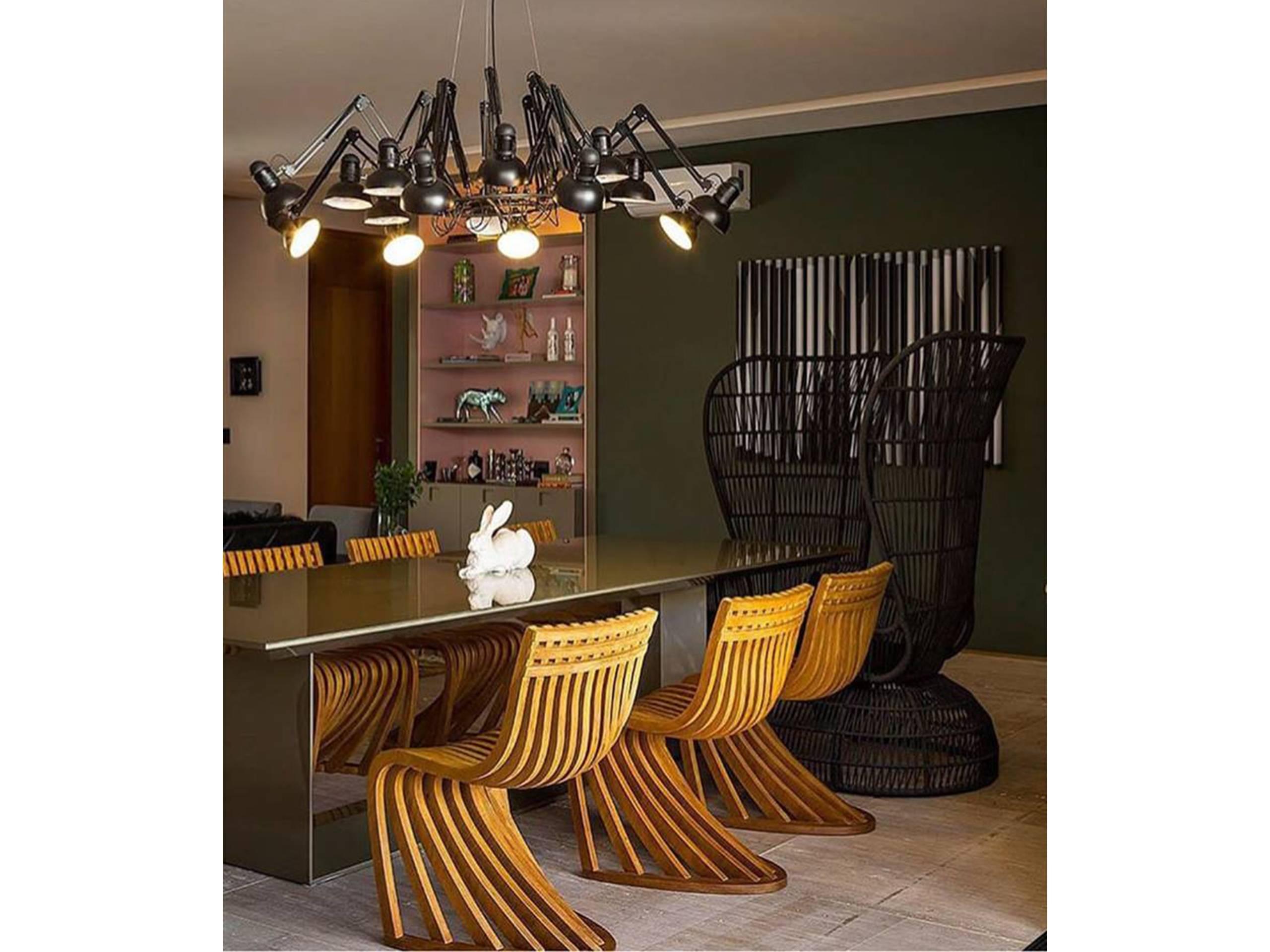 XXIe siècle et contemporain Pantosh Chaise en bois contemporaine brésilienne par Lattoog