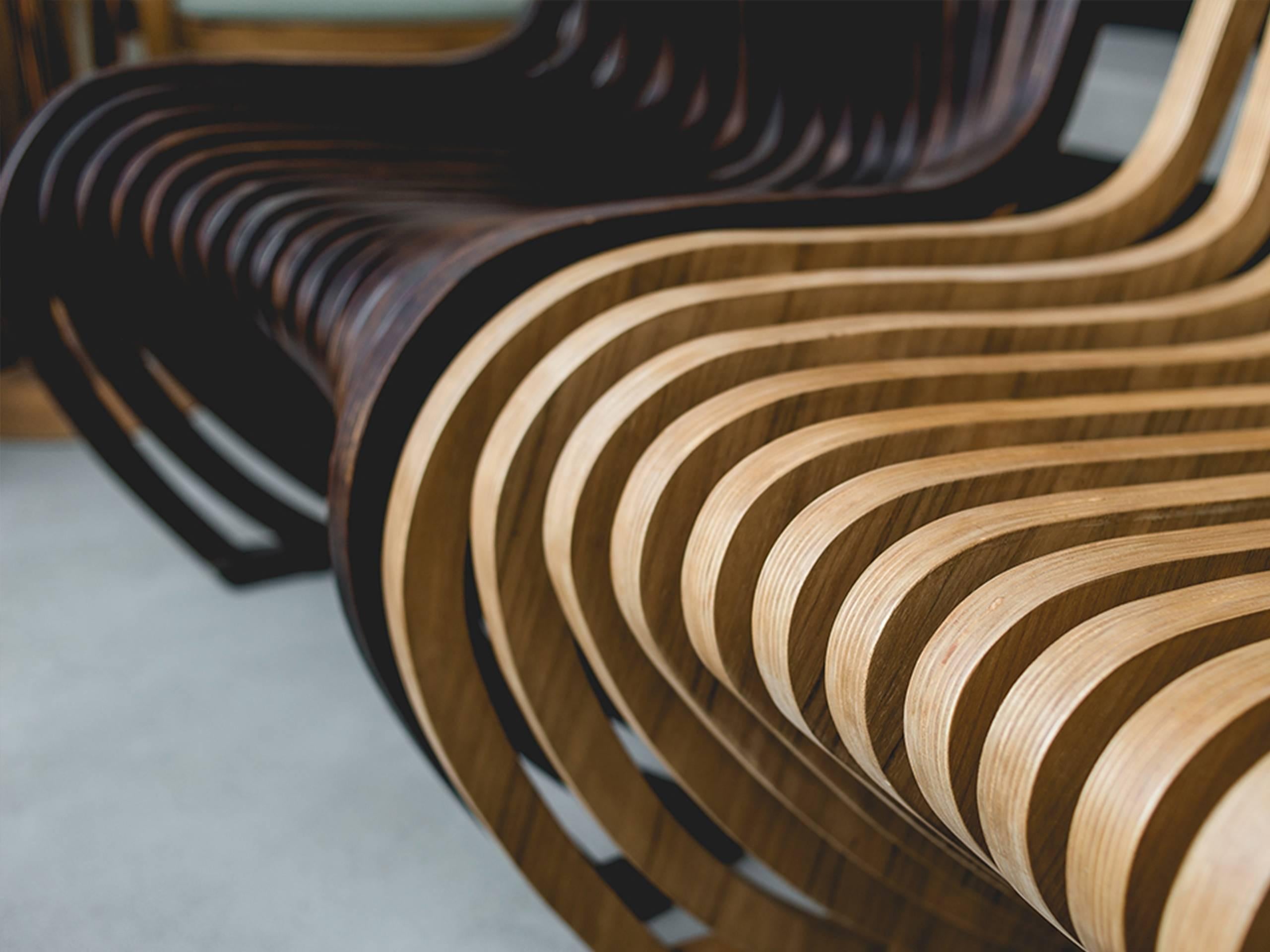 Pantosh Brazilian Contemporary Wood Easychair by Lattoog 5