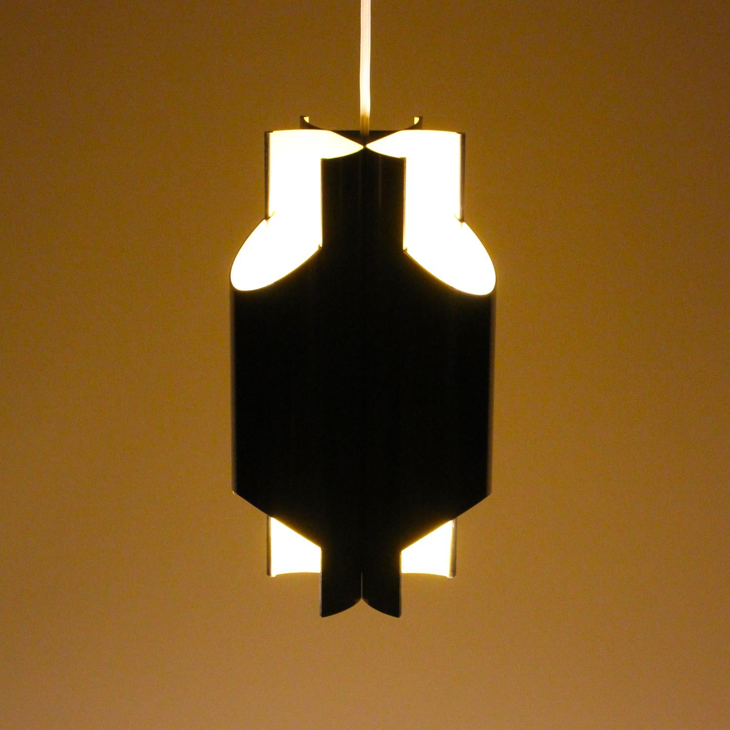 Late 20th Century Pantre, Yellow and Aluminium Lamp by Bent Karlby for Lyfa in 1970