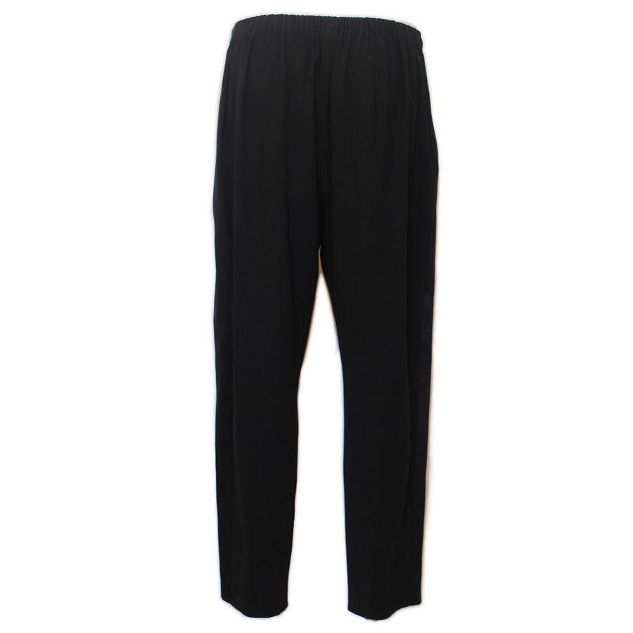 Tejido mixto Color negro Dos bolsillos Largo cm 92 (36,2 pulgadas) Kenzo talla 38 (42 italiana)
