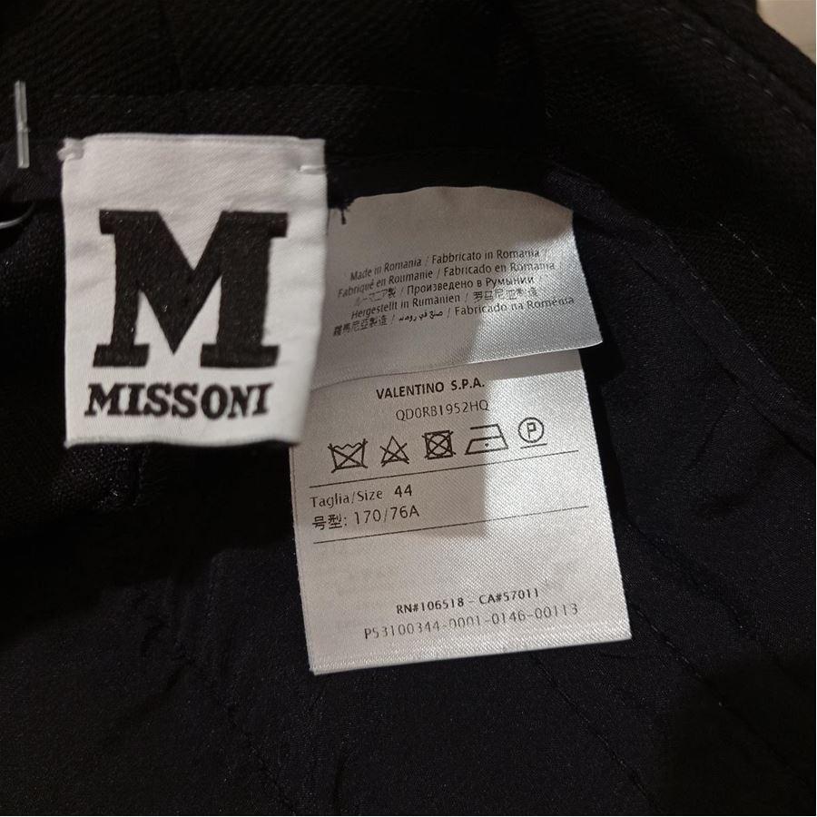 Black Missoni Pants size 44 For Sale