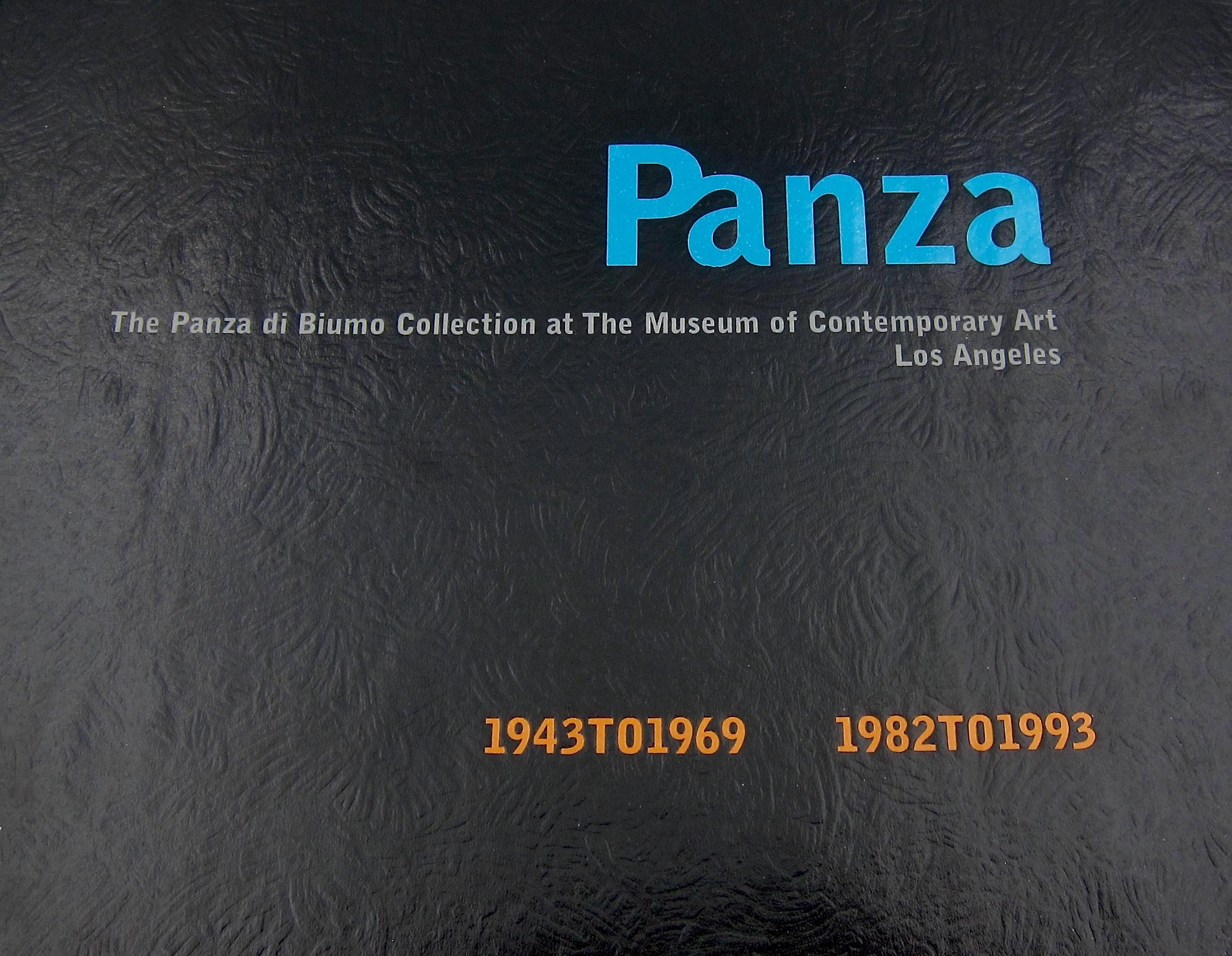 Panza: The Legacy of a Collector. The Panza di Biumo Collection at the Museum of Contemporary Art, Los Angeles. MOCA (January 1, 1999). Softcover: 251 pages with 174 full color reproductions. 

This publication accompanied the exhibition 