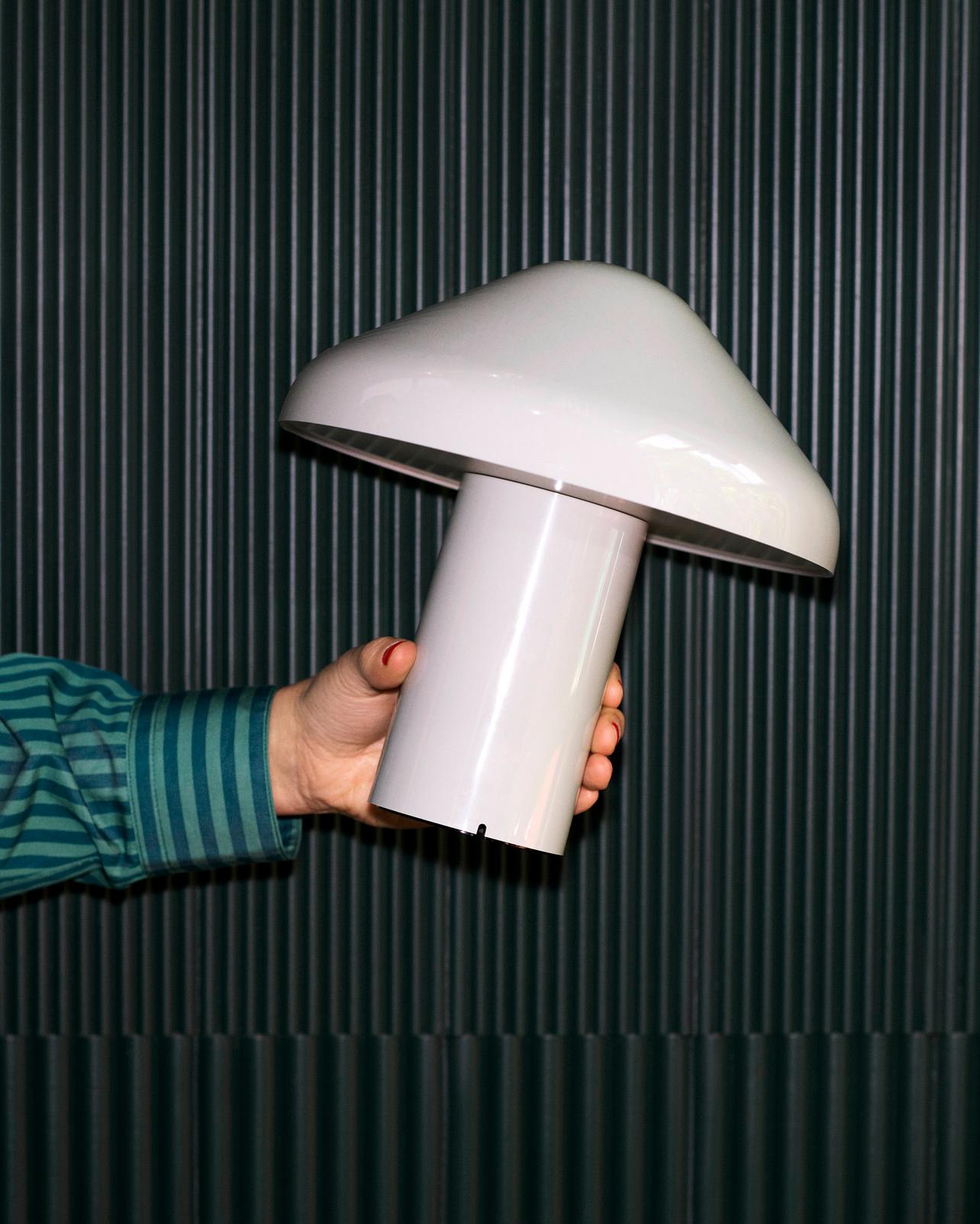 Danish Pao Portable Lamp, Cool Grey , by Naoto Fukasawa, for Hay For Sale
